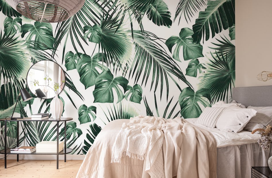 Tropische Jungle Bladeren 7 w behang | Happywall