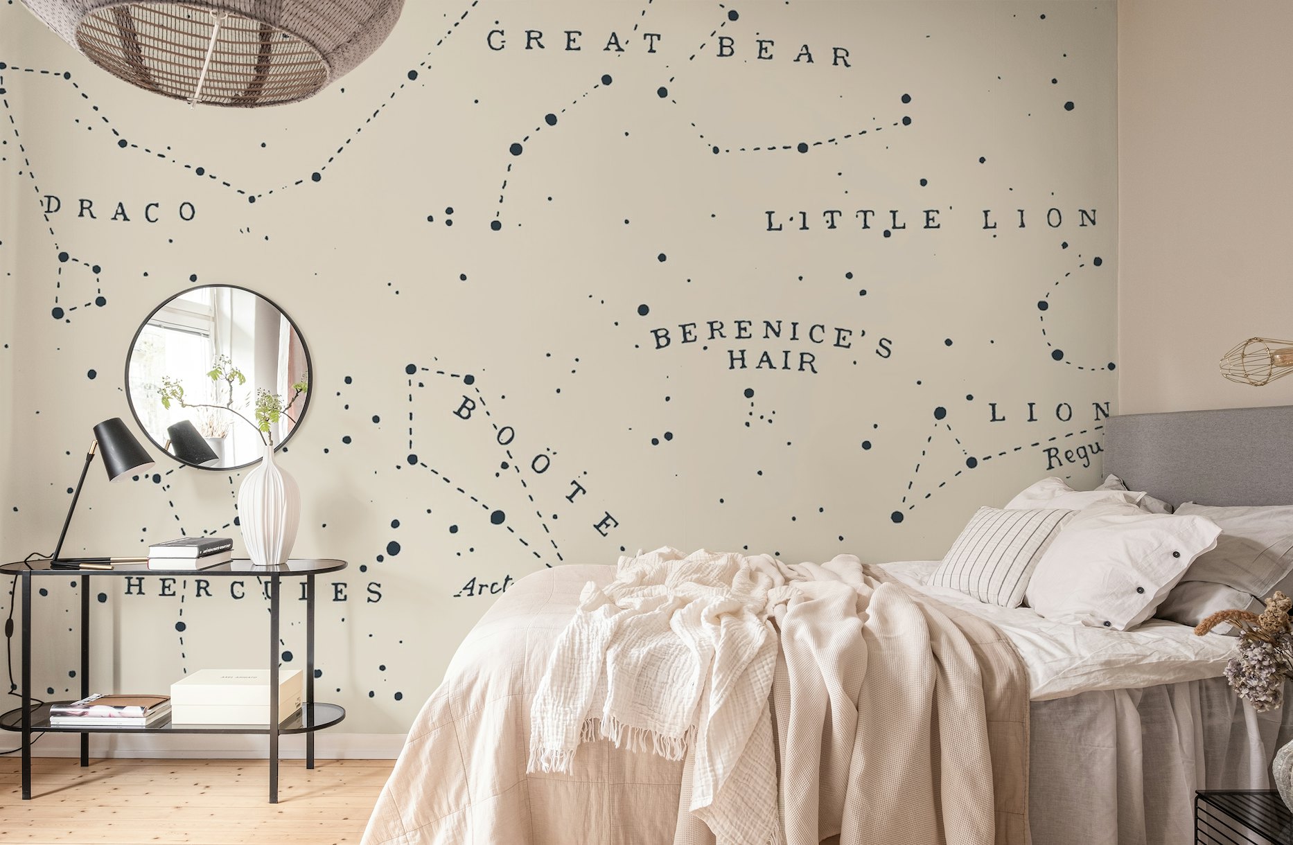 constellation map wallpaper