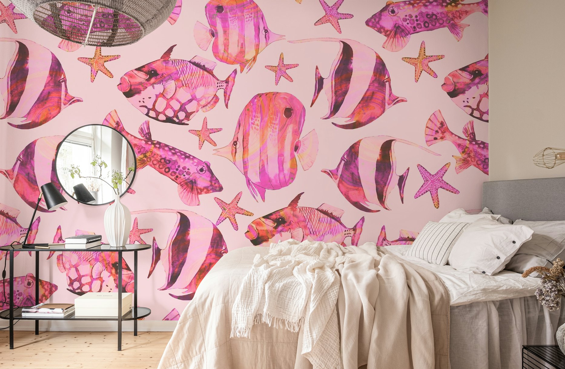 Pink Reef Underwater World wallpaper