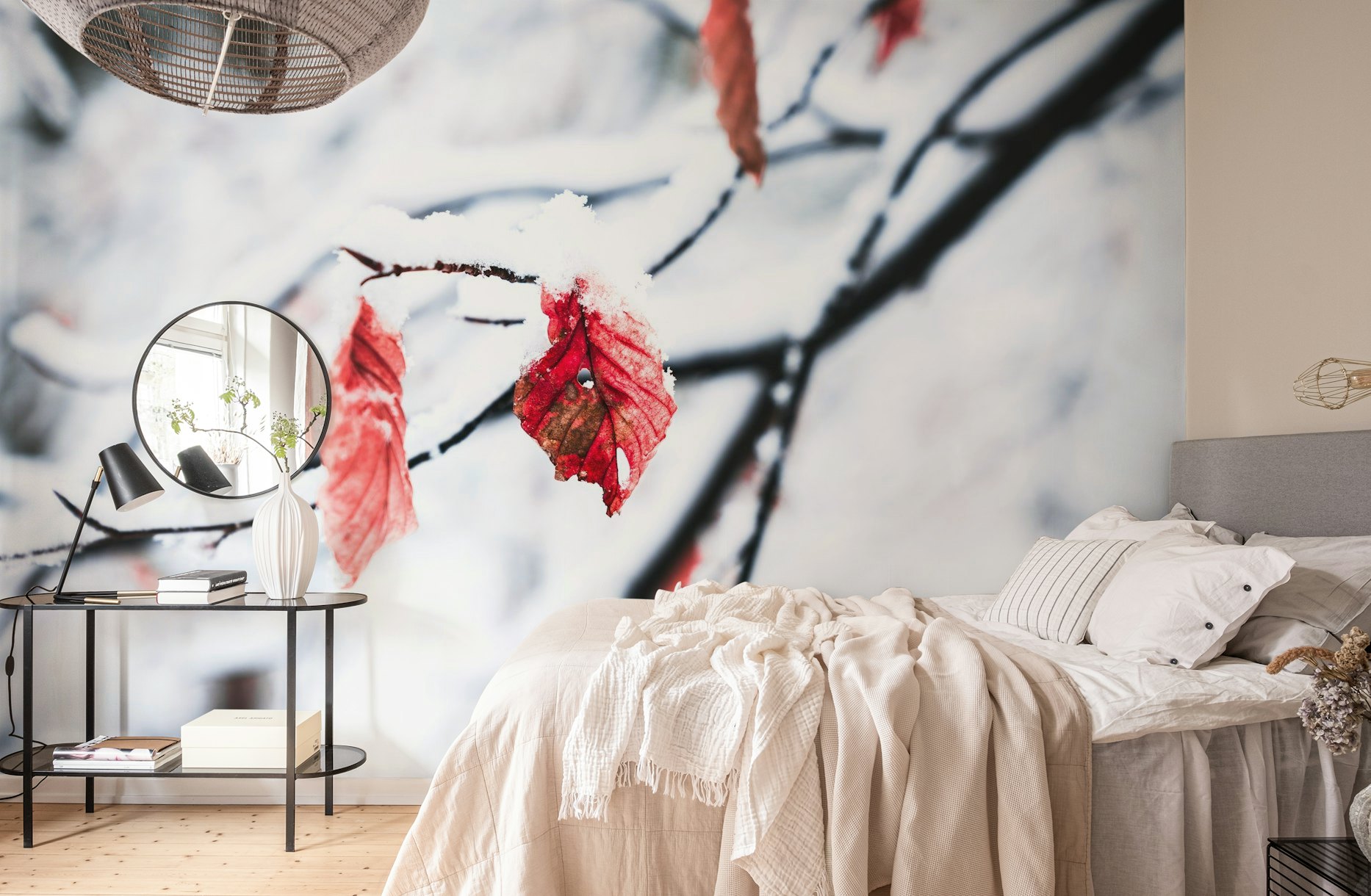 Wintery Blossom wallpaper