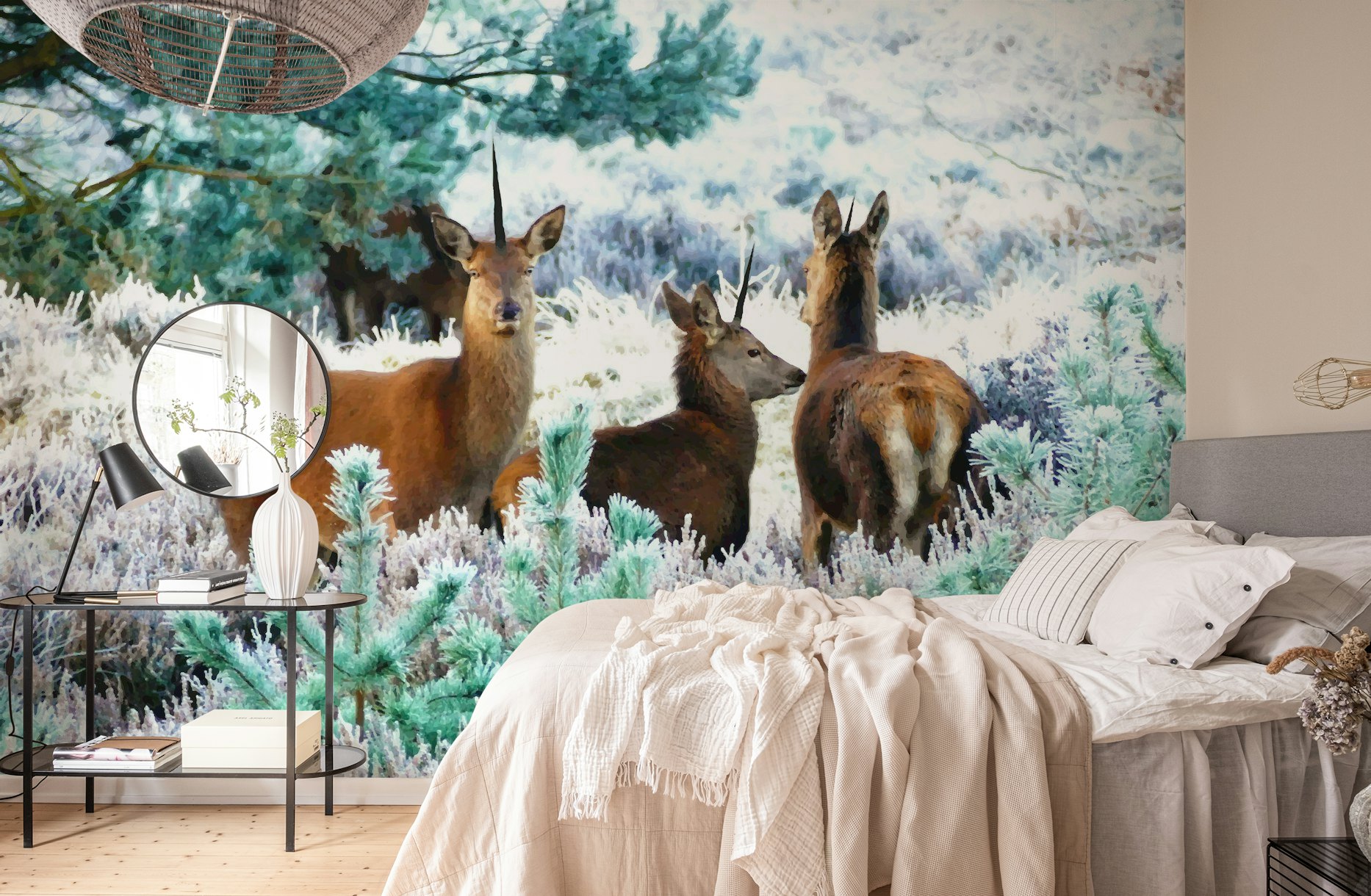 Unicorn Deer wallpaper