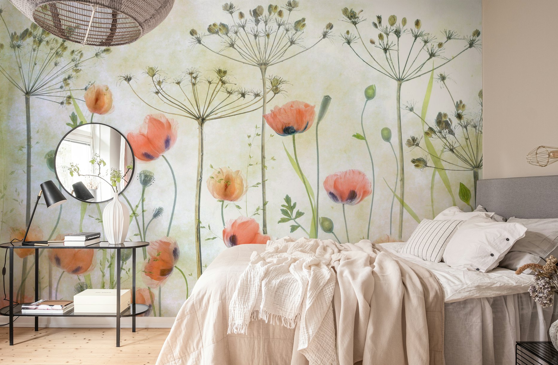 Poppy Meadow wallpaper