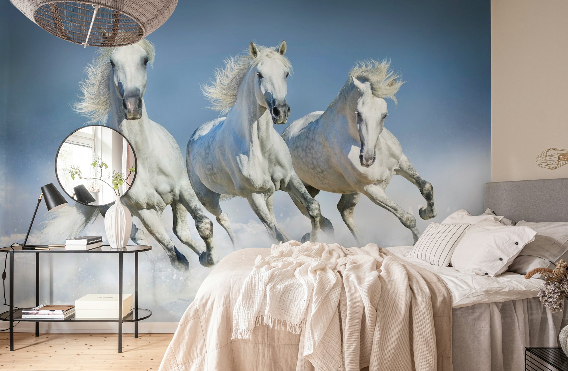 Horses winter wallpaper - Happywall