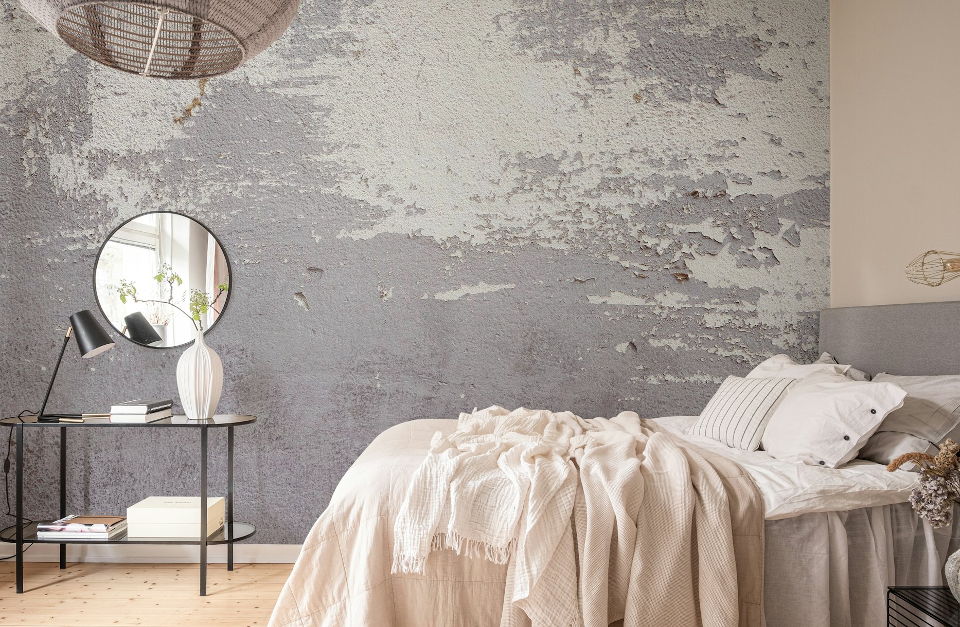 Old Wall Gray Ombre wallpaper