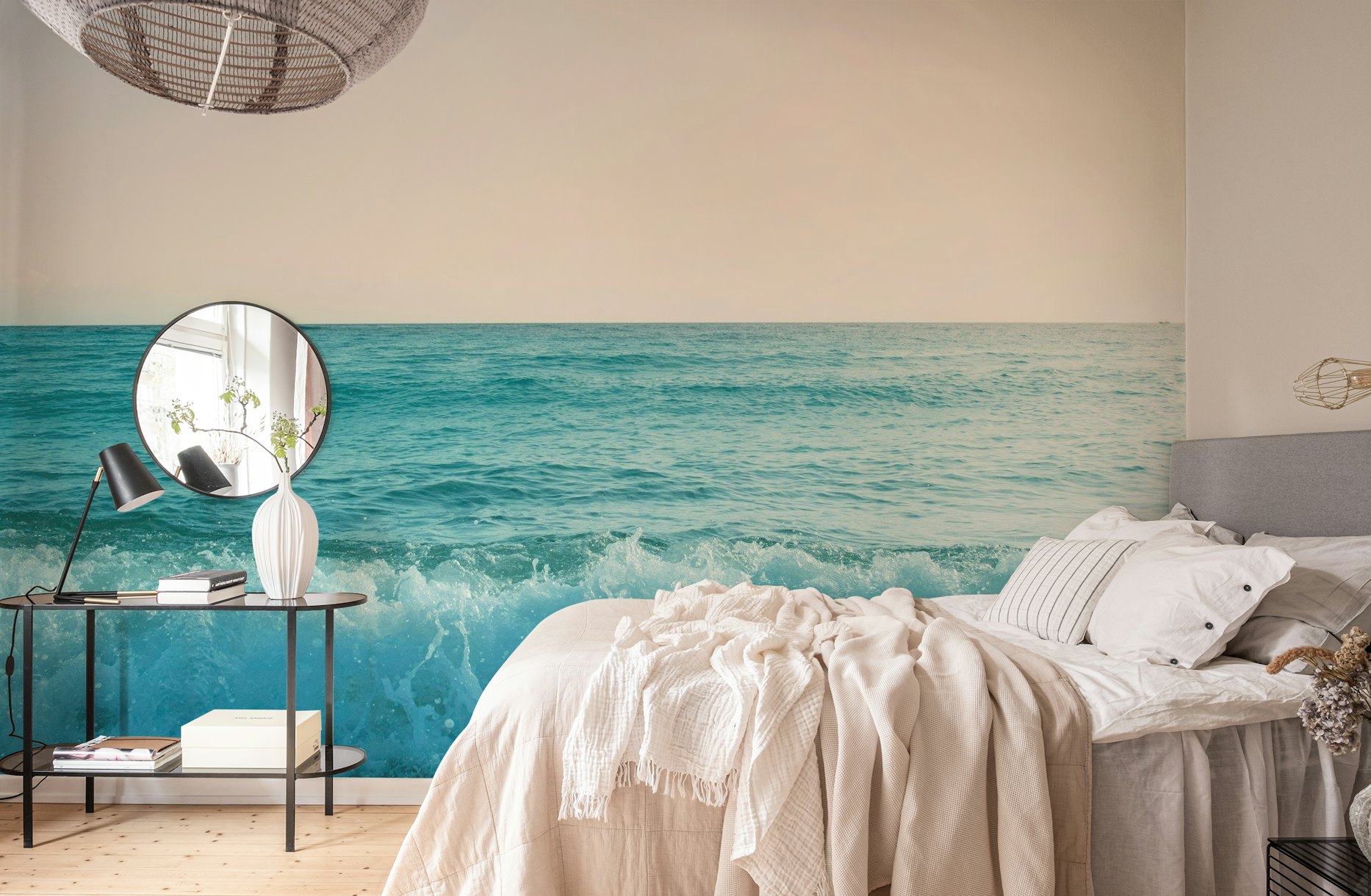 Pastel Ocean Waves Dream 1 wallpaper