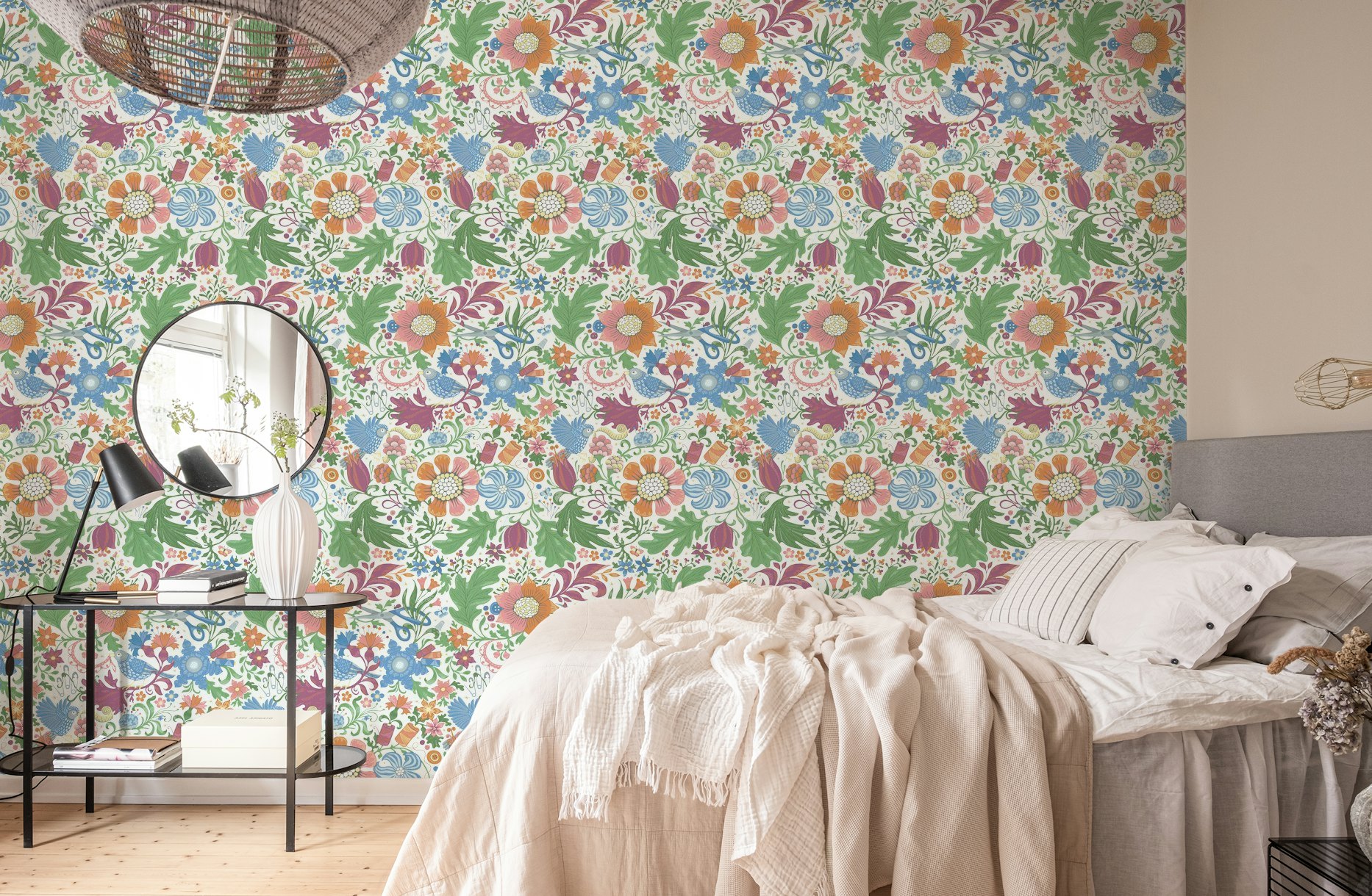 Sewing Story White Small wallpaper