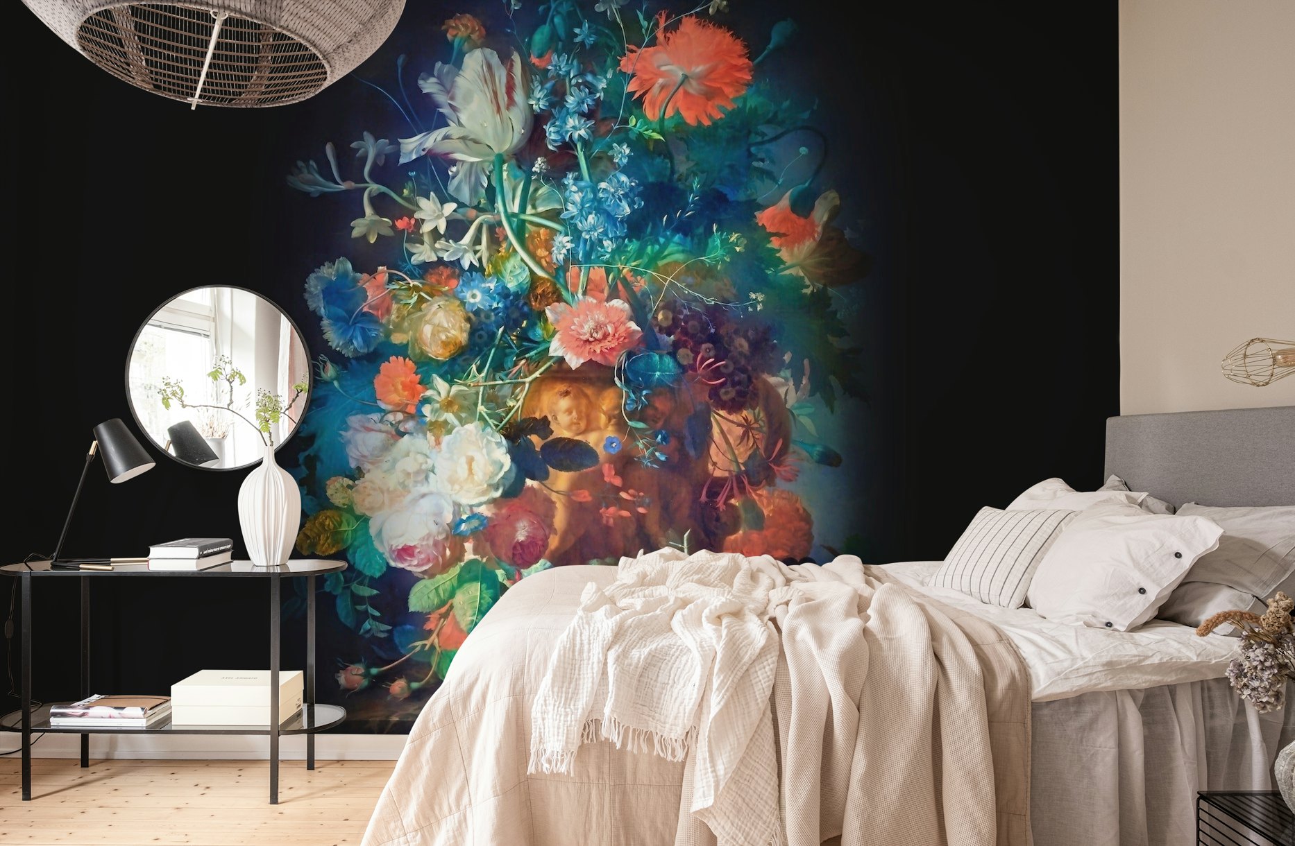 Lush Flowers wallpaper