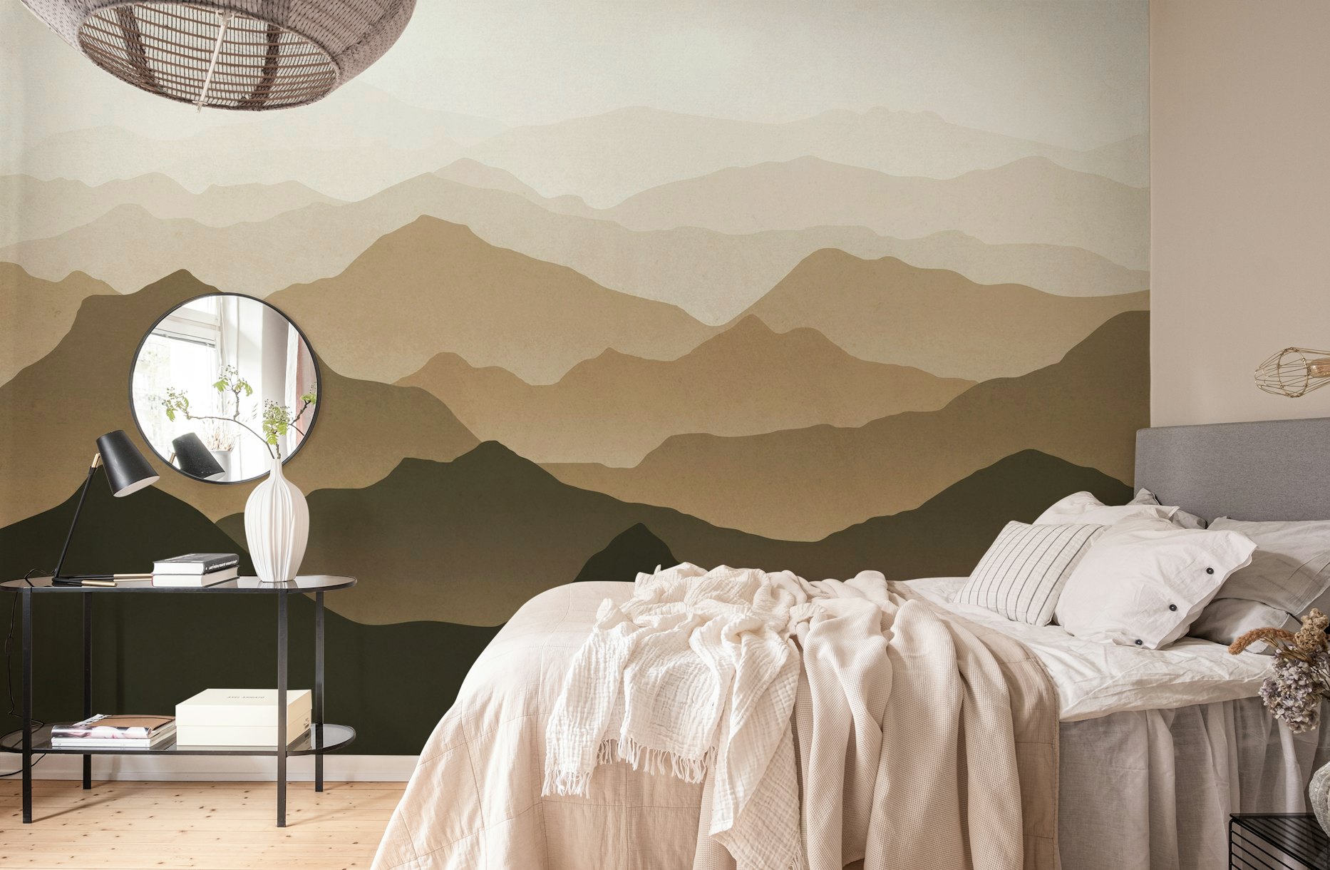 Brown mountains wallpaper