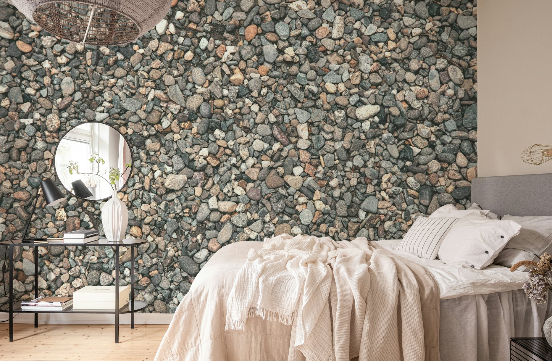 Positano Pebbles wallpaper