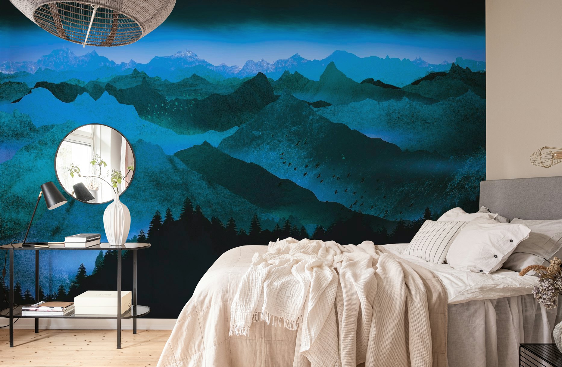 Unexplored mountains wallpaper