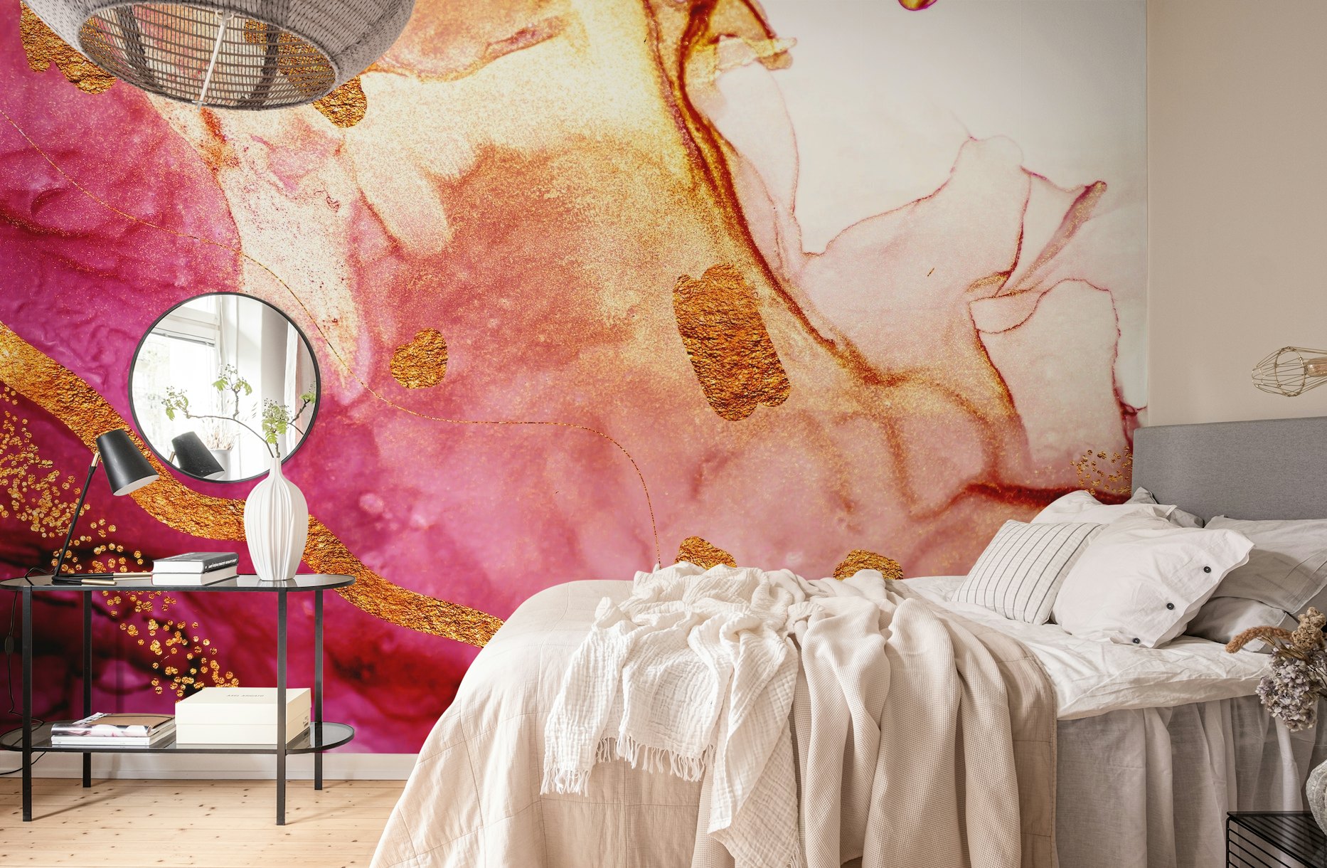 Pink luxury wallpaper