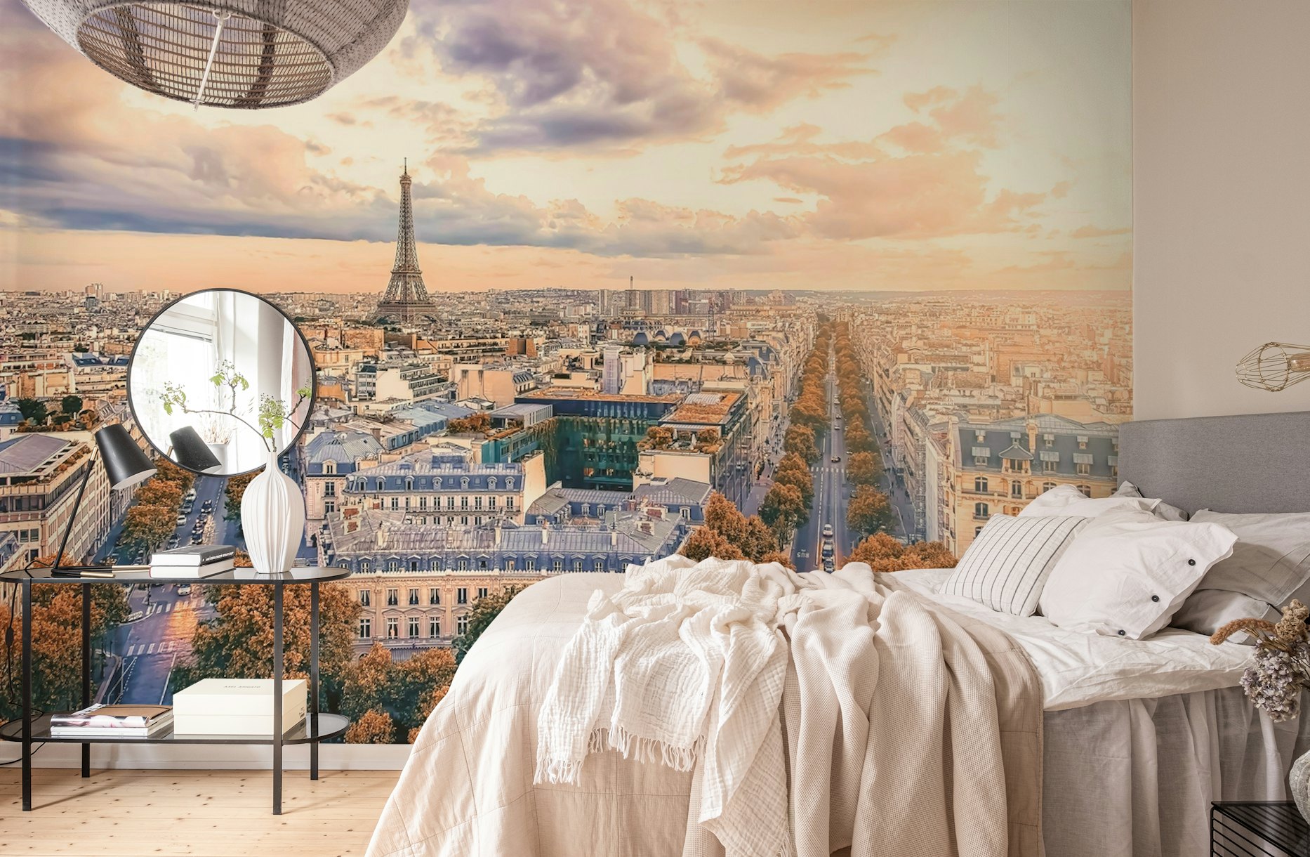 Paris sunset wallpaper