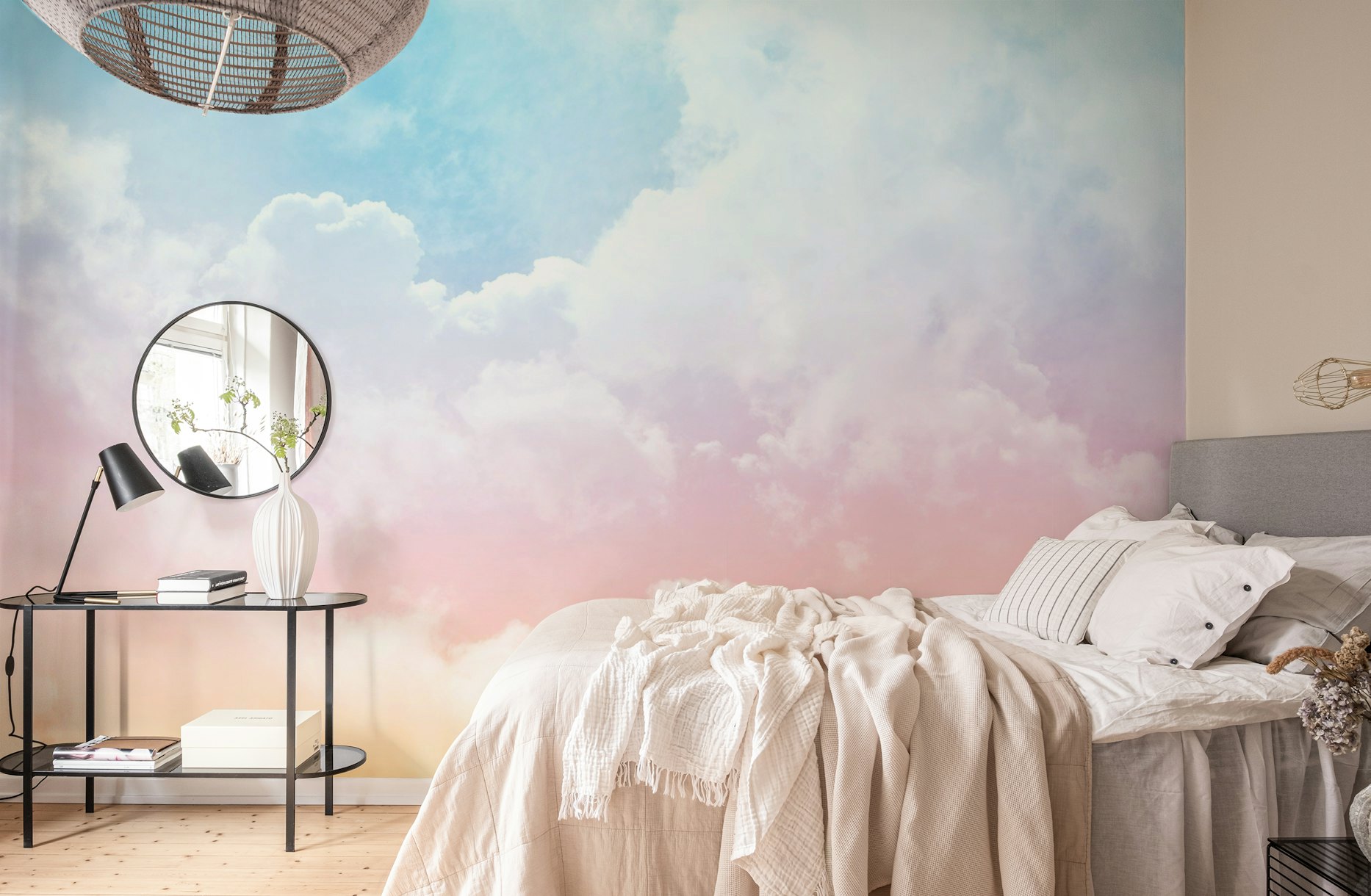 Pastel clouds II wallpaper