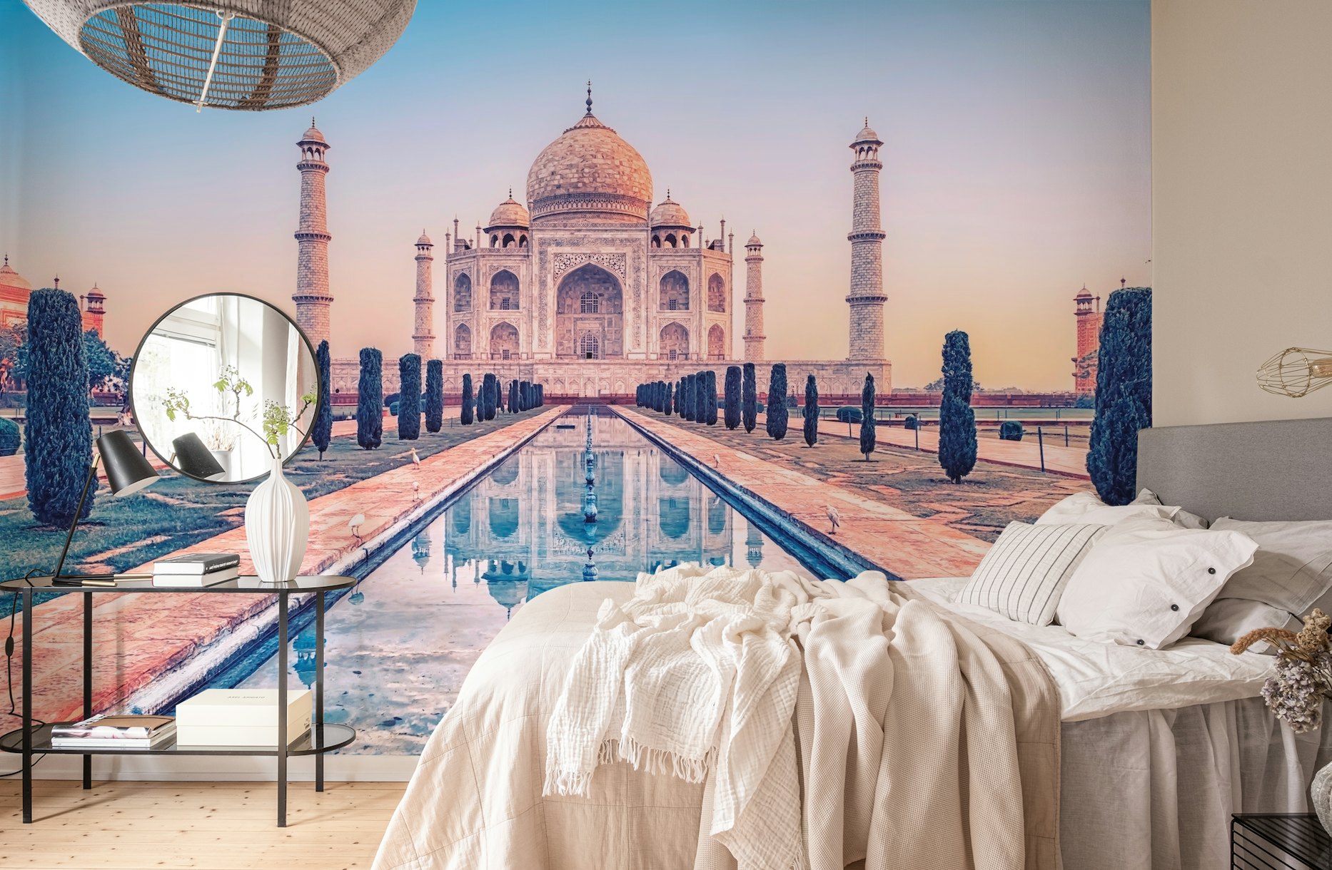 Taj Mahal Morning wallpaper
