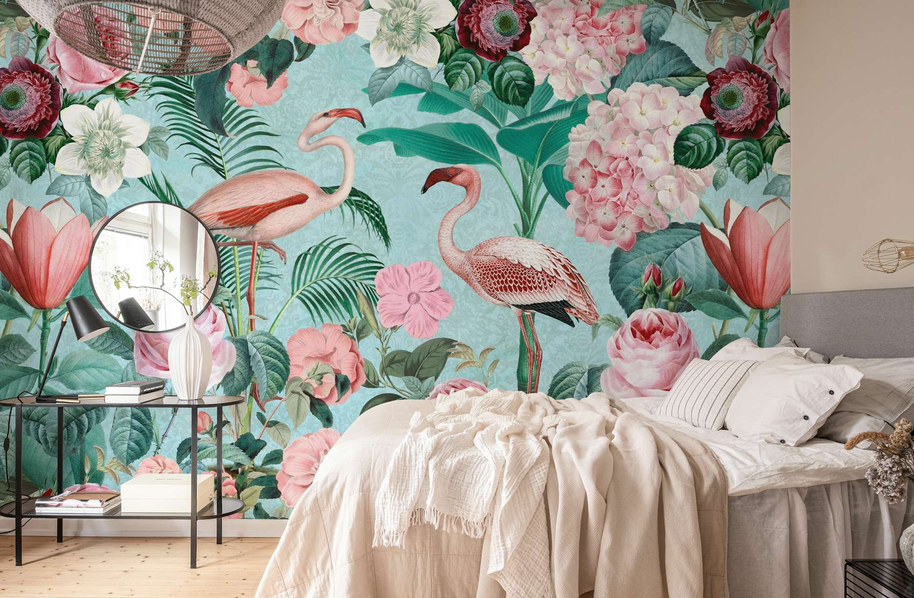 Flamingo Paradise wallpaper
