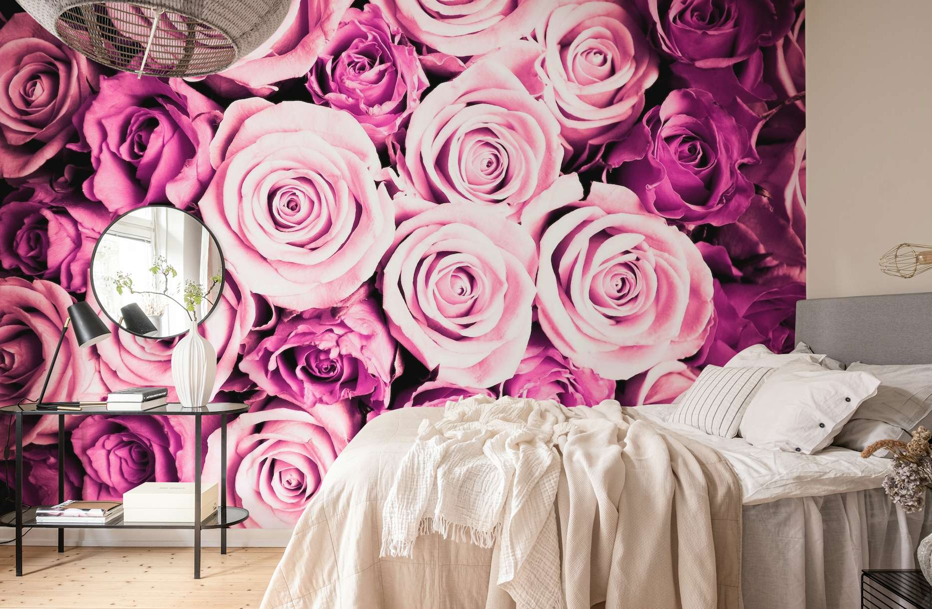 Pink roses wallpaper