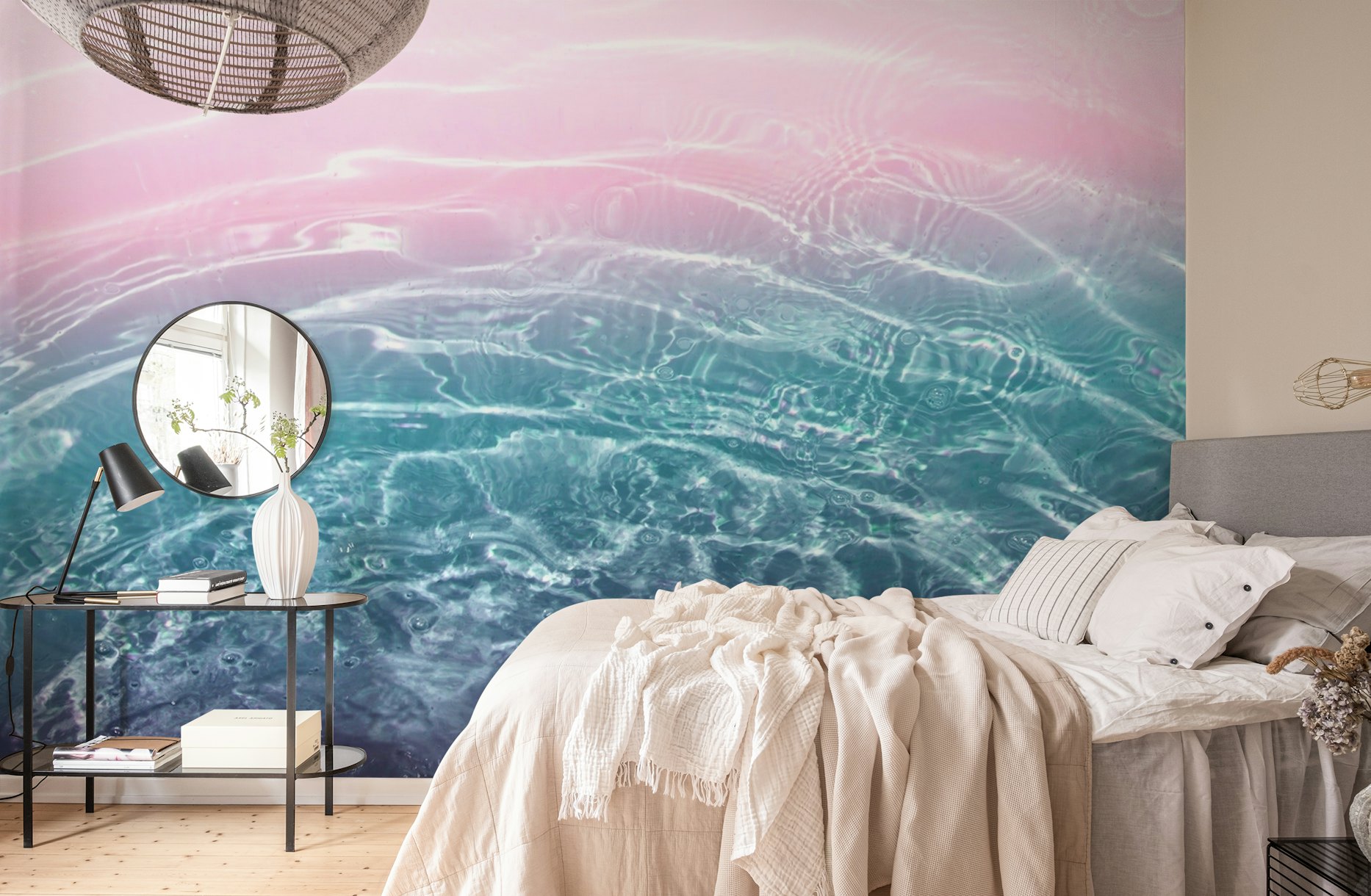 Pink Blue Ocean Dream 1 wallpaper
