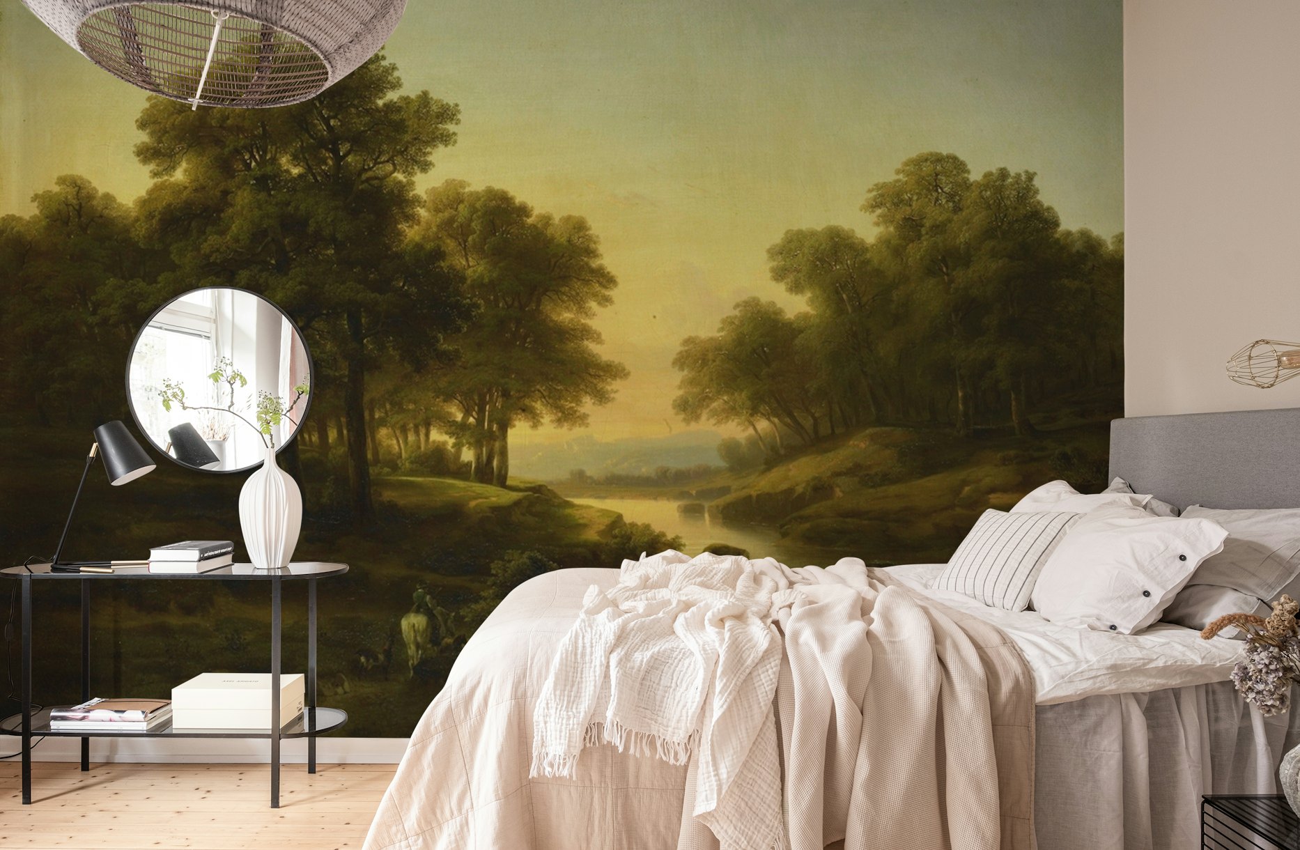 Vintage Landscape Wallpaper and Antique Scenic Wall Murals Collection
