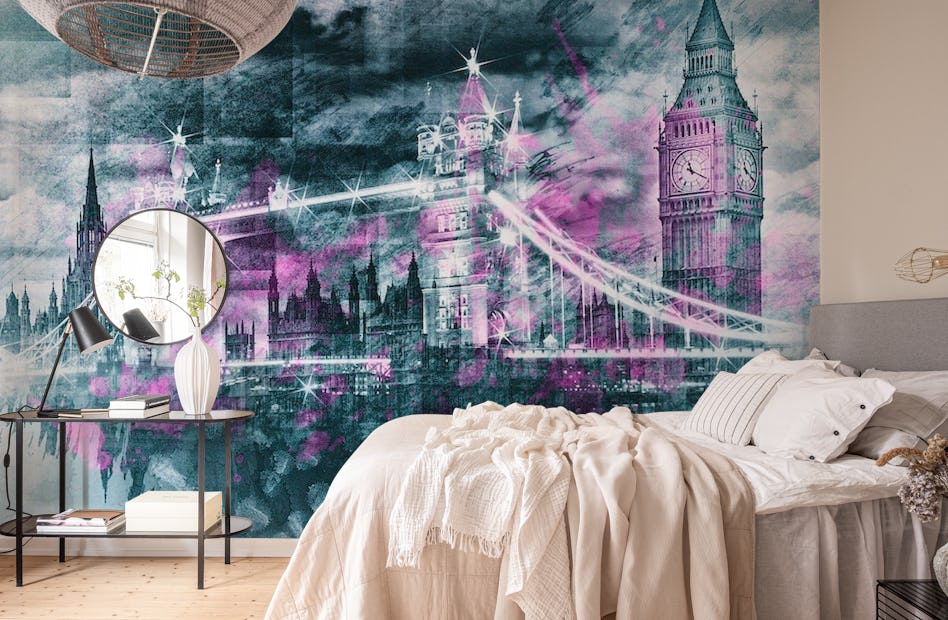 Modern-Art LONDON wallpaper - Happywall