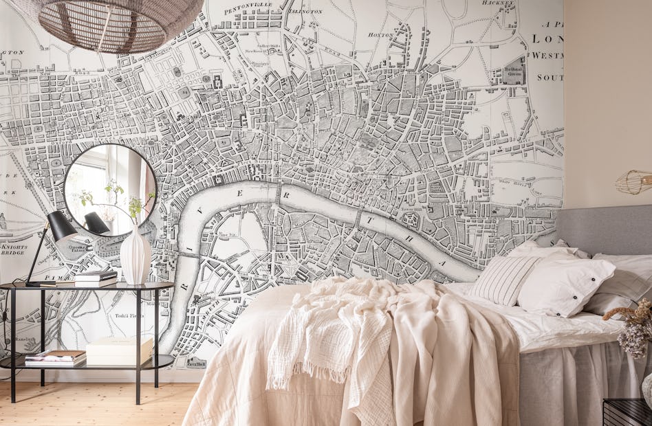 London Map wallpaper - Happywall