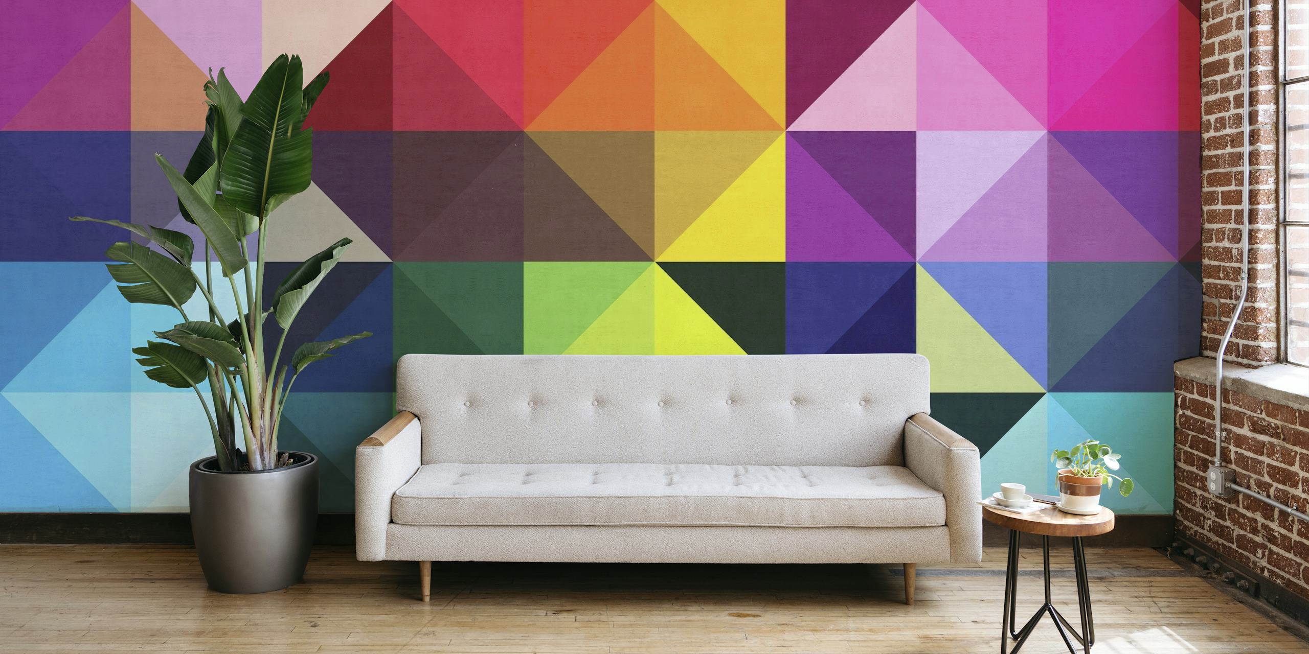 Colored polygons I papiers peint