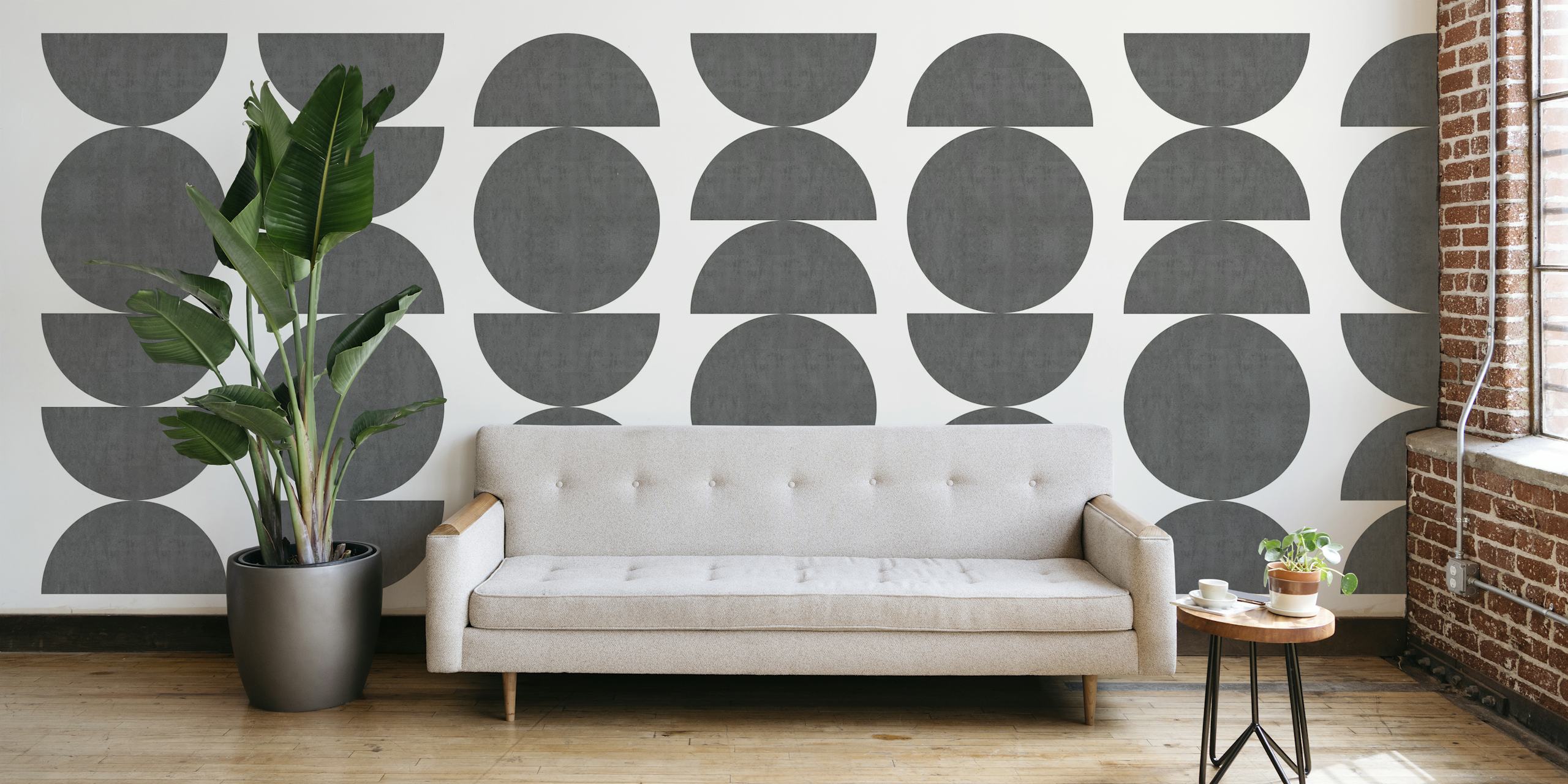 Pattern of circles 3 behang