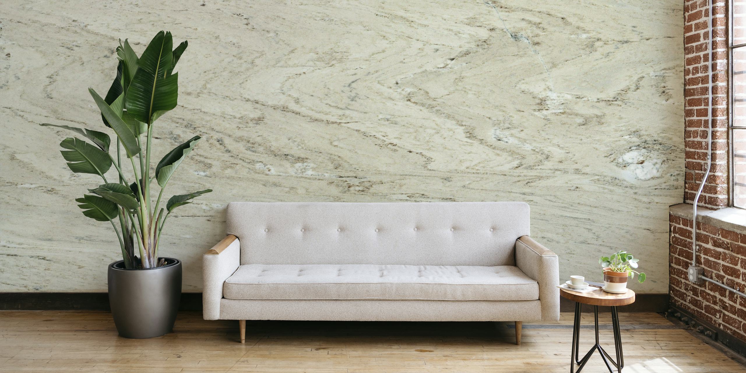 Real Granite Gray Bianco Natural Stone papiers peint