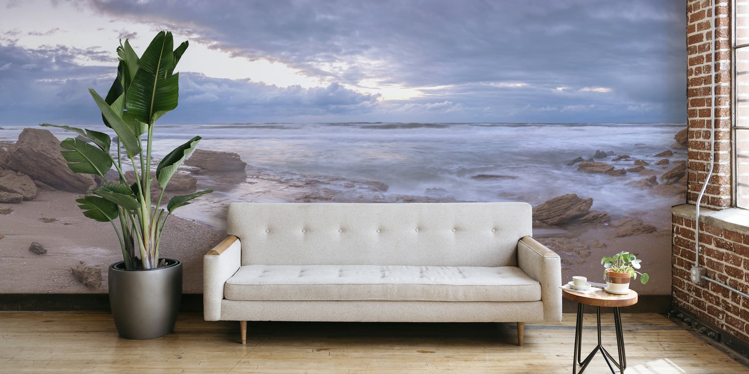 Dead Sea Landscape Tapete in einem Raum