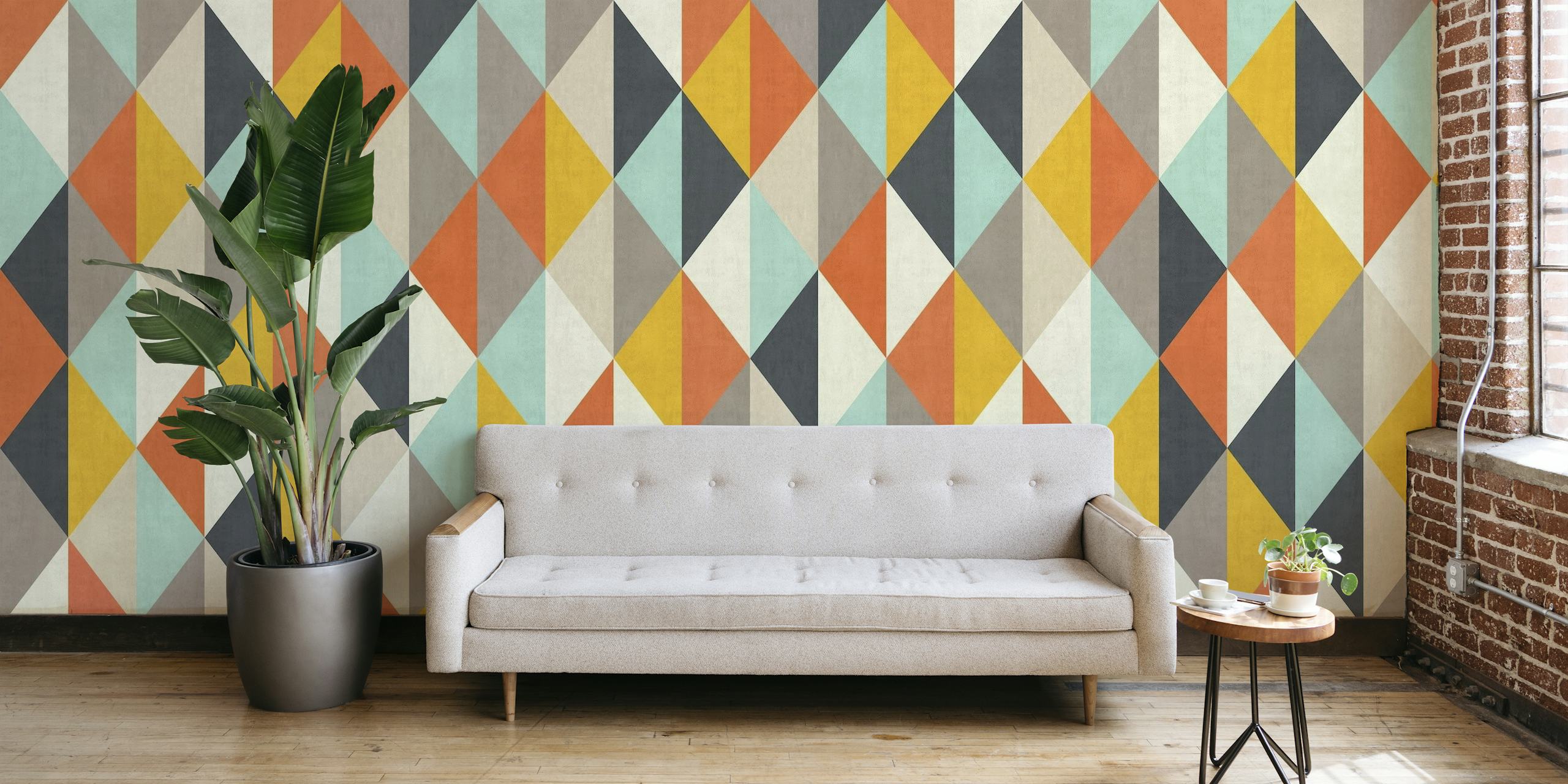 Colored triangles I wallpaper
