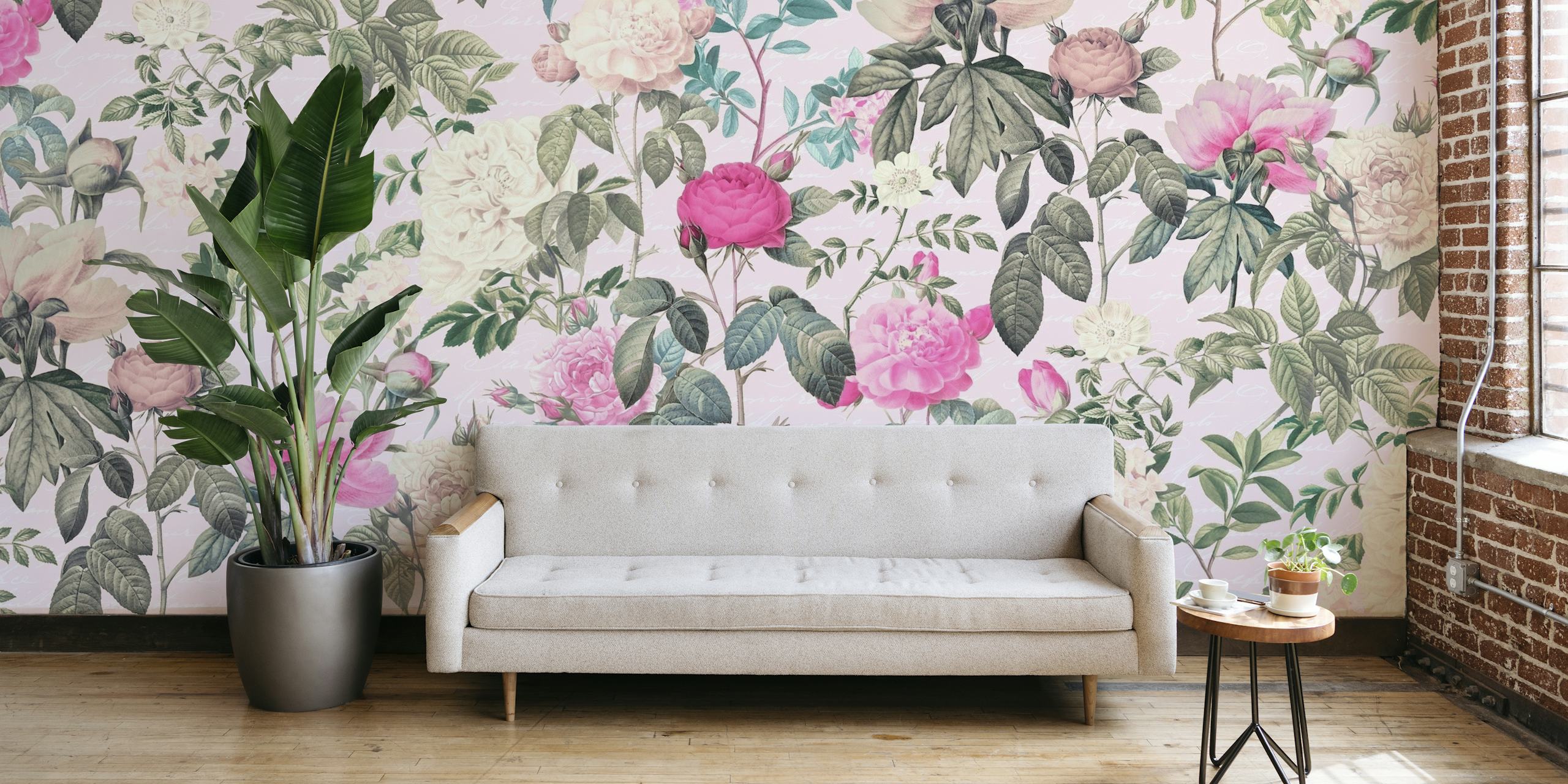 Pink Flower Romance wallpaper