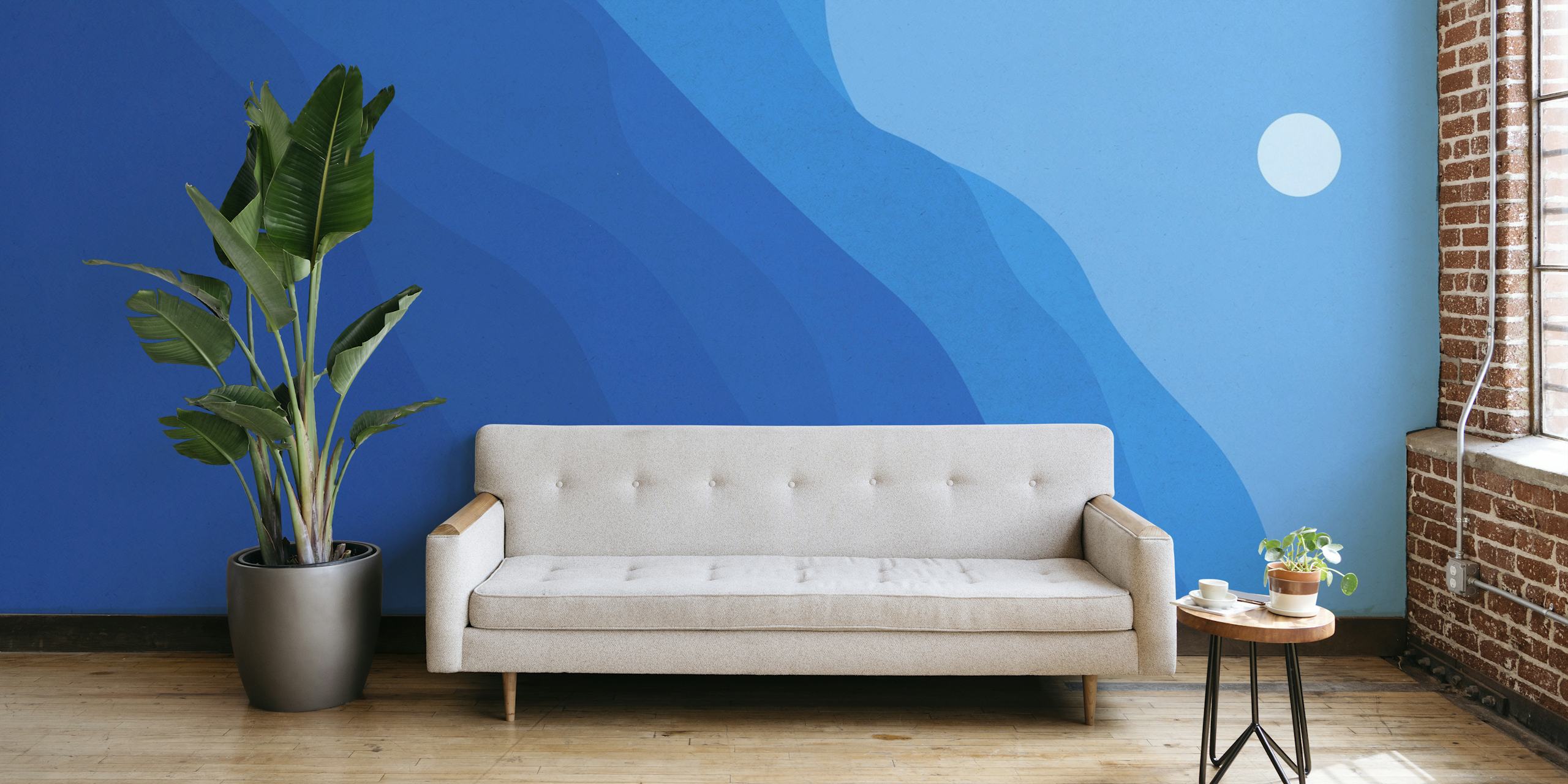 Blue landscape wallpaper