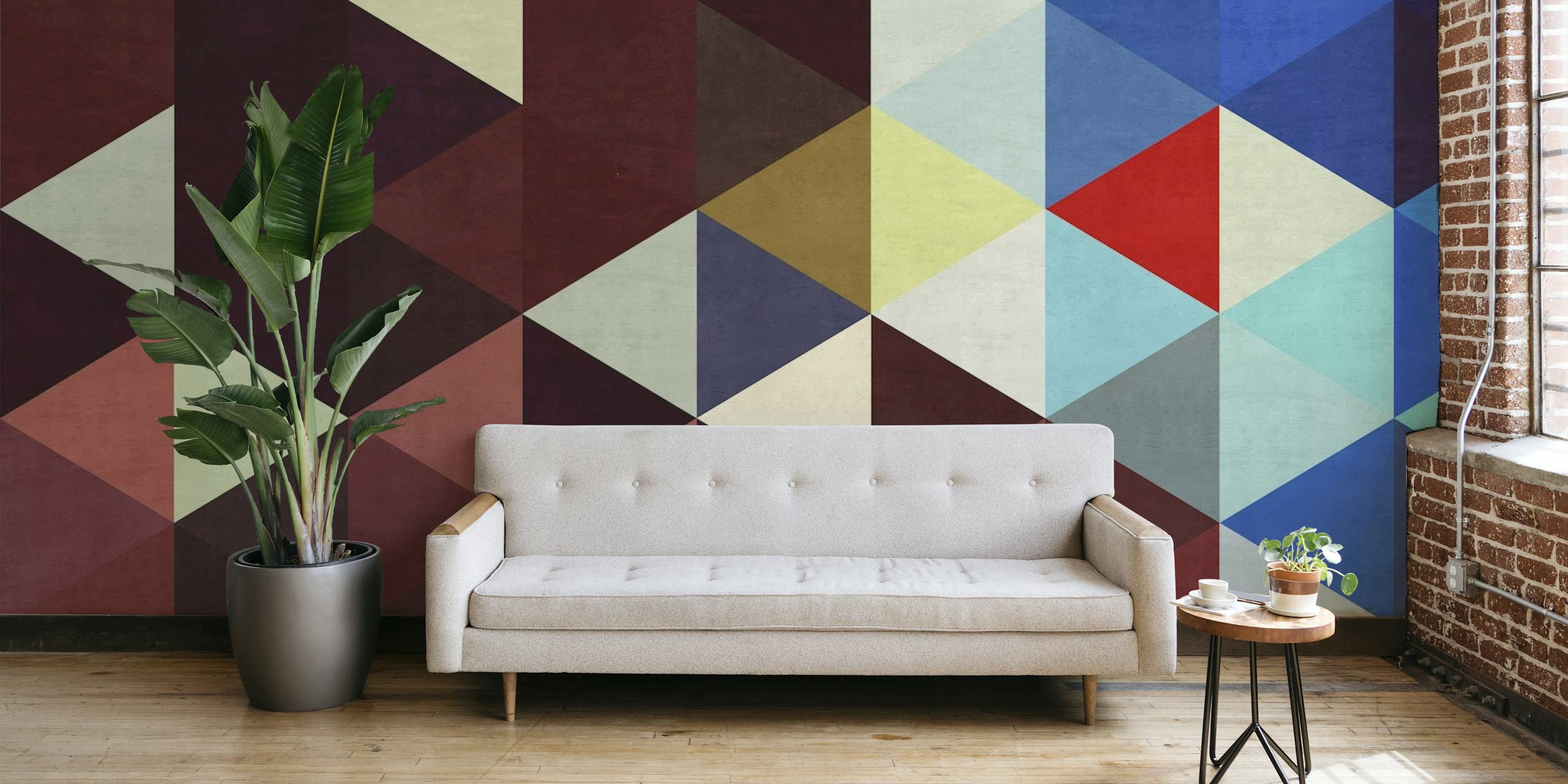 Colored triangles 4 wallpaper