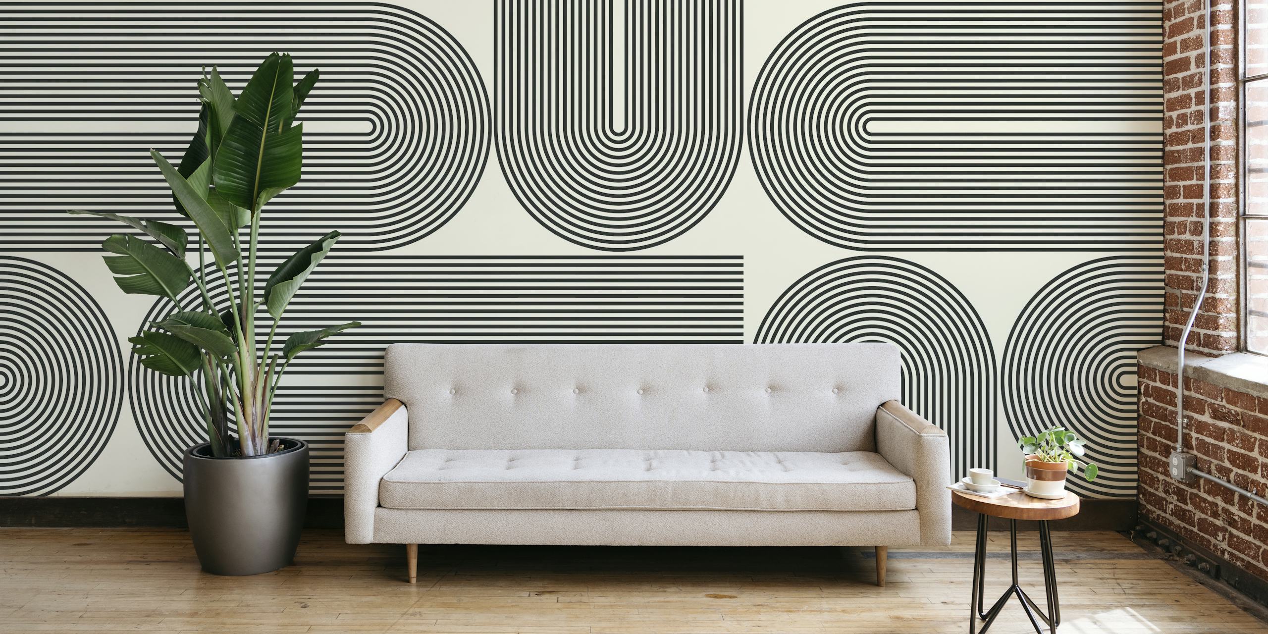 Lines and circles 1 wallpaper