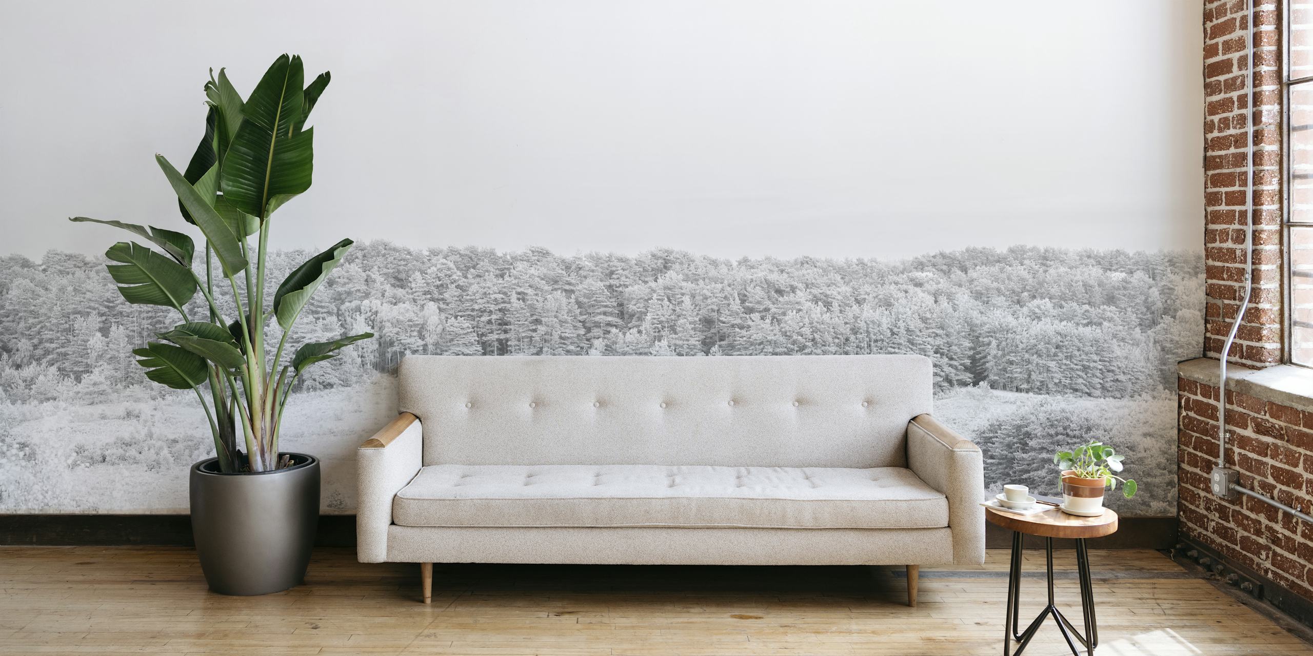 Serenade of Snow wallpaper in a room