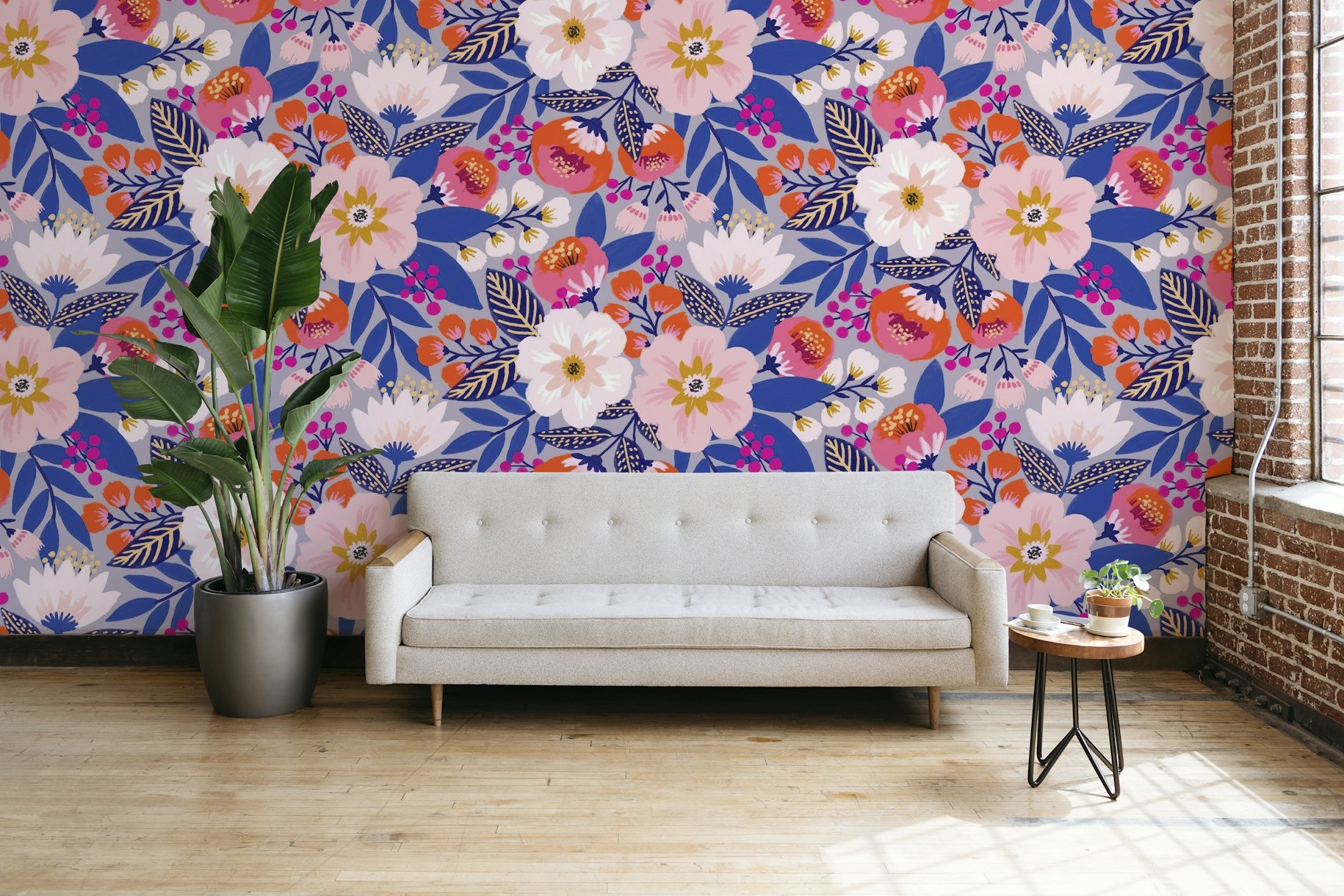 Fleur Midnight wallpaper