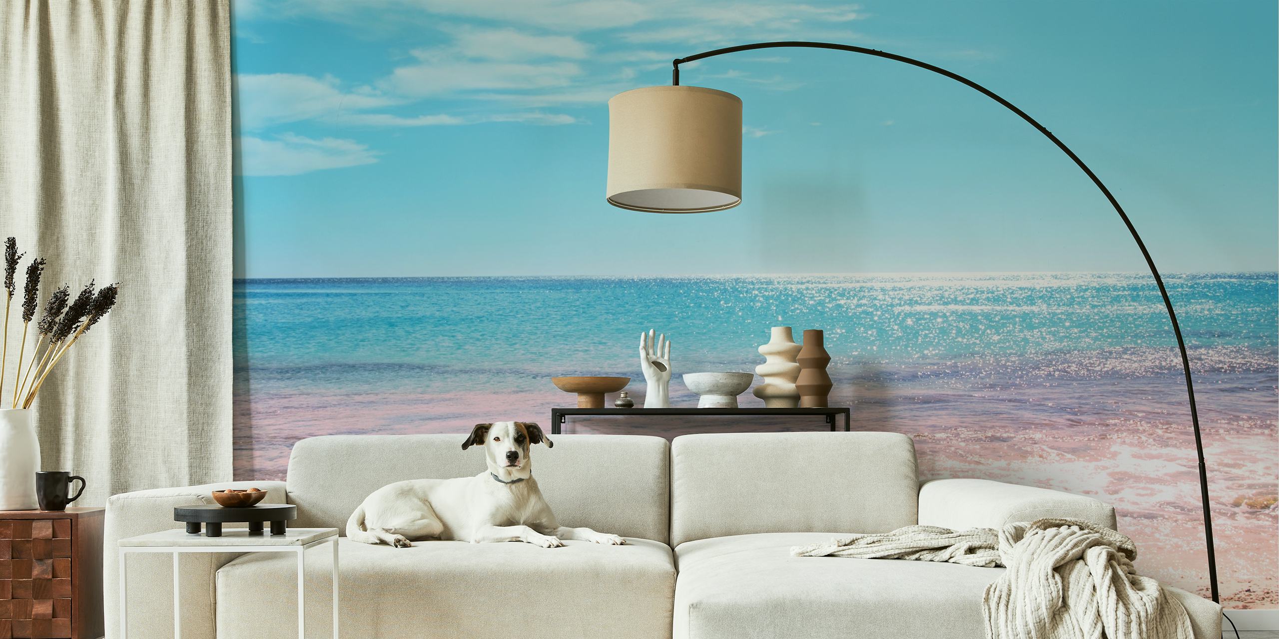 Bakgrunnsbilde av Caribbean Ocean og Beach