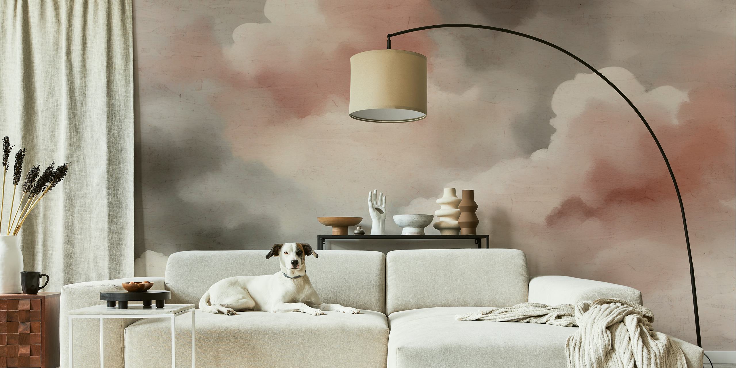 Soothing Cloud Dreamscape dans une pièce moderne