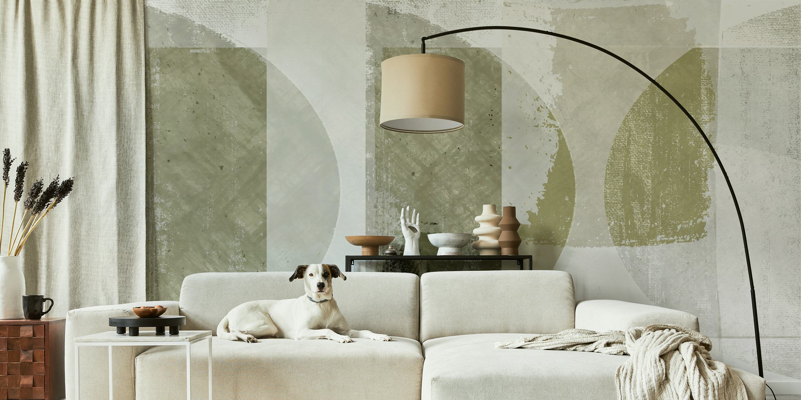 Abstract Geometric Chic tapetdesign