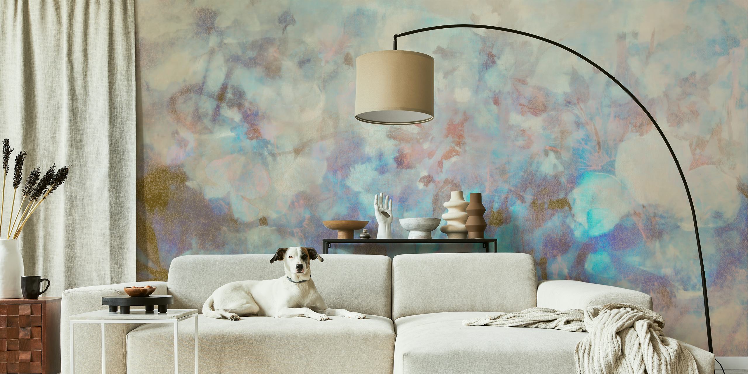 Mystical Garden Serenity wallpaper in a room