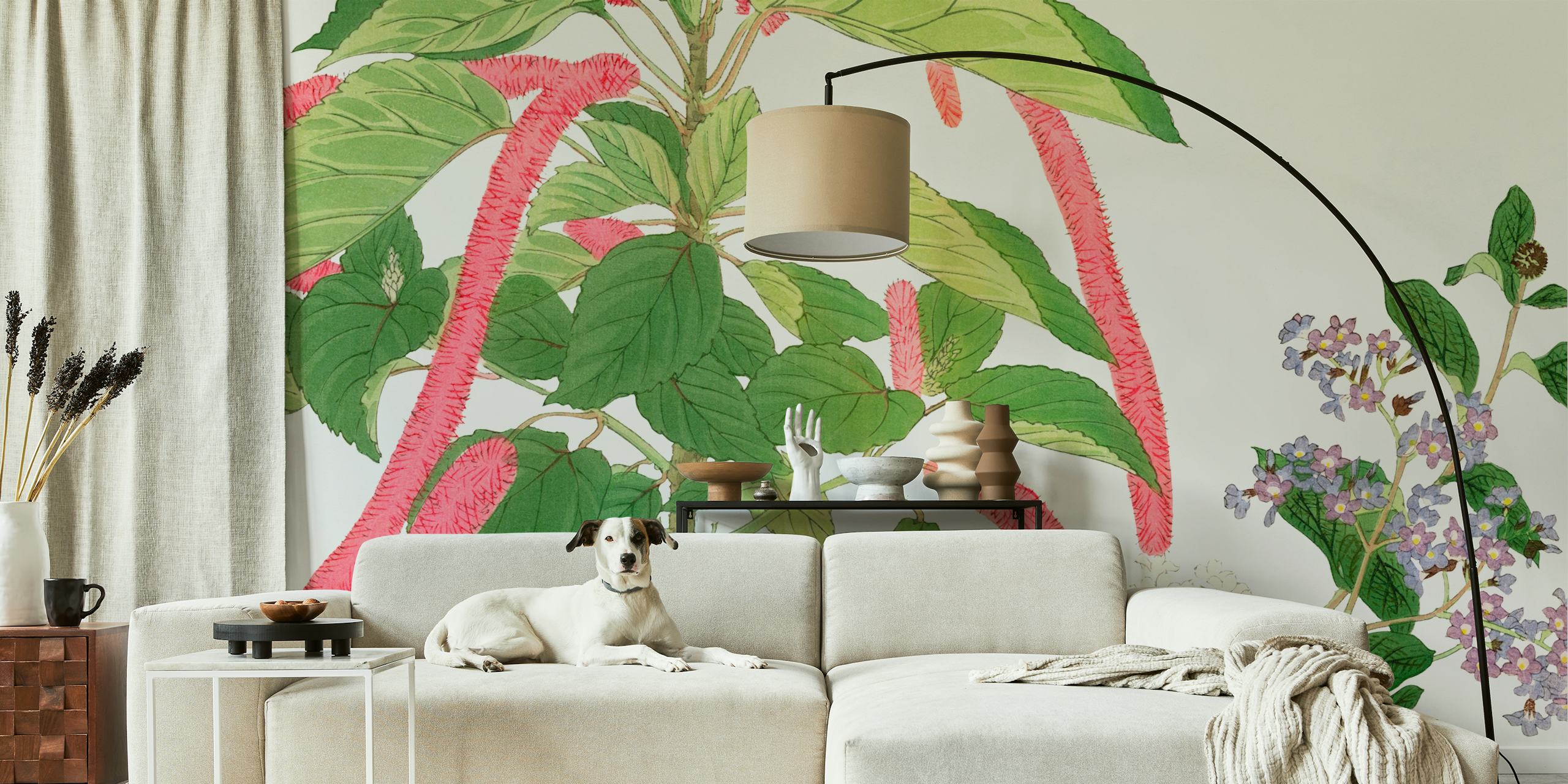 Whimsical Jungle Vintage wallpaper in a room
