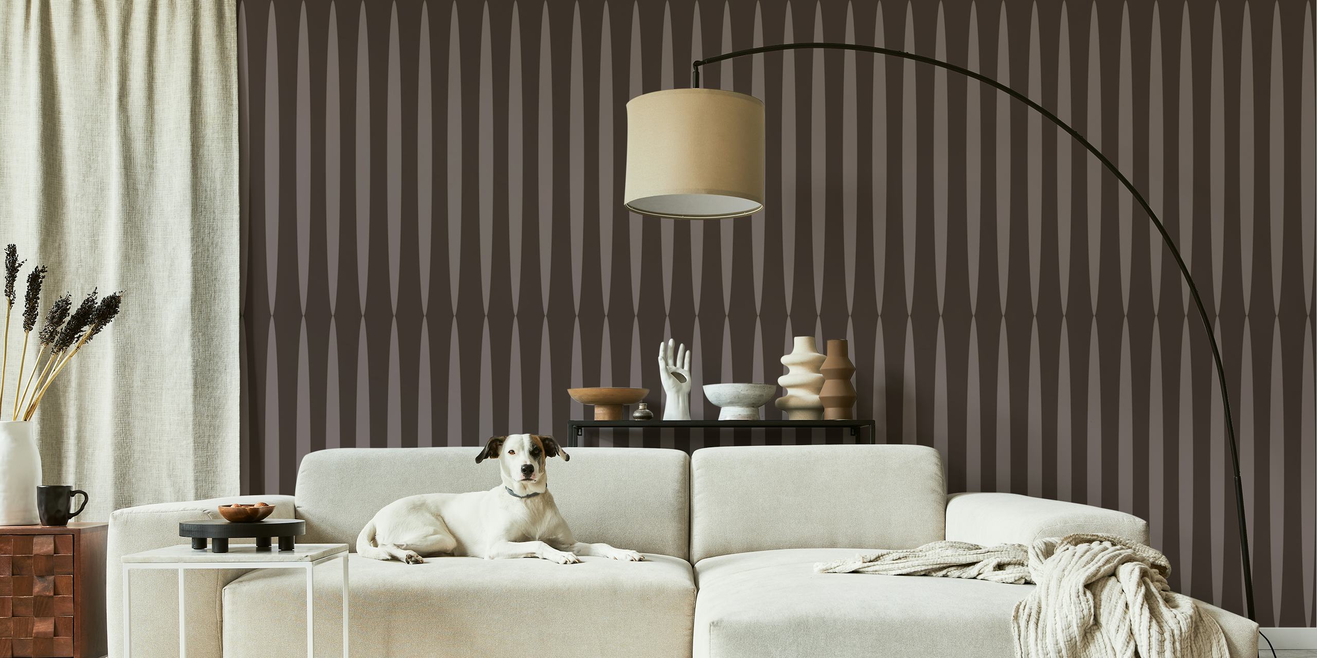 Minimal Japan II wallpaper in a room setting