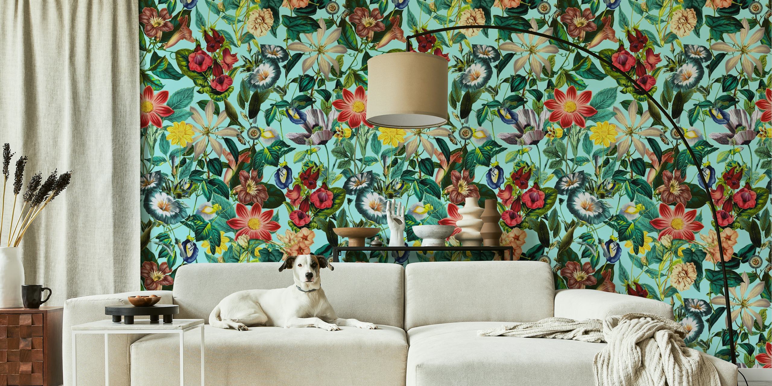 Summer Botanical Garden II wallpaper design