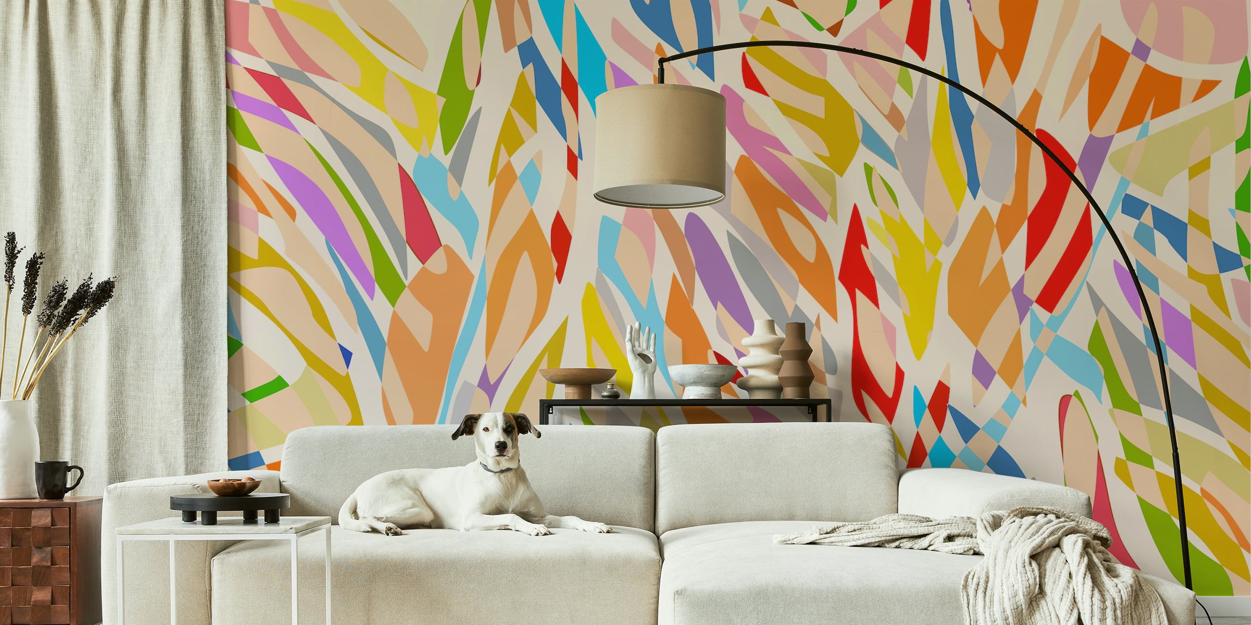 Joy of Colors 9 wallpaper in a room