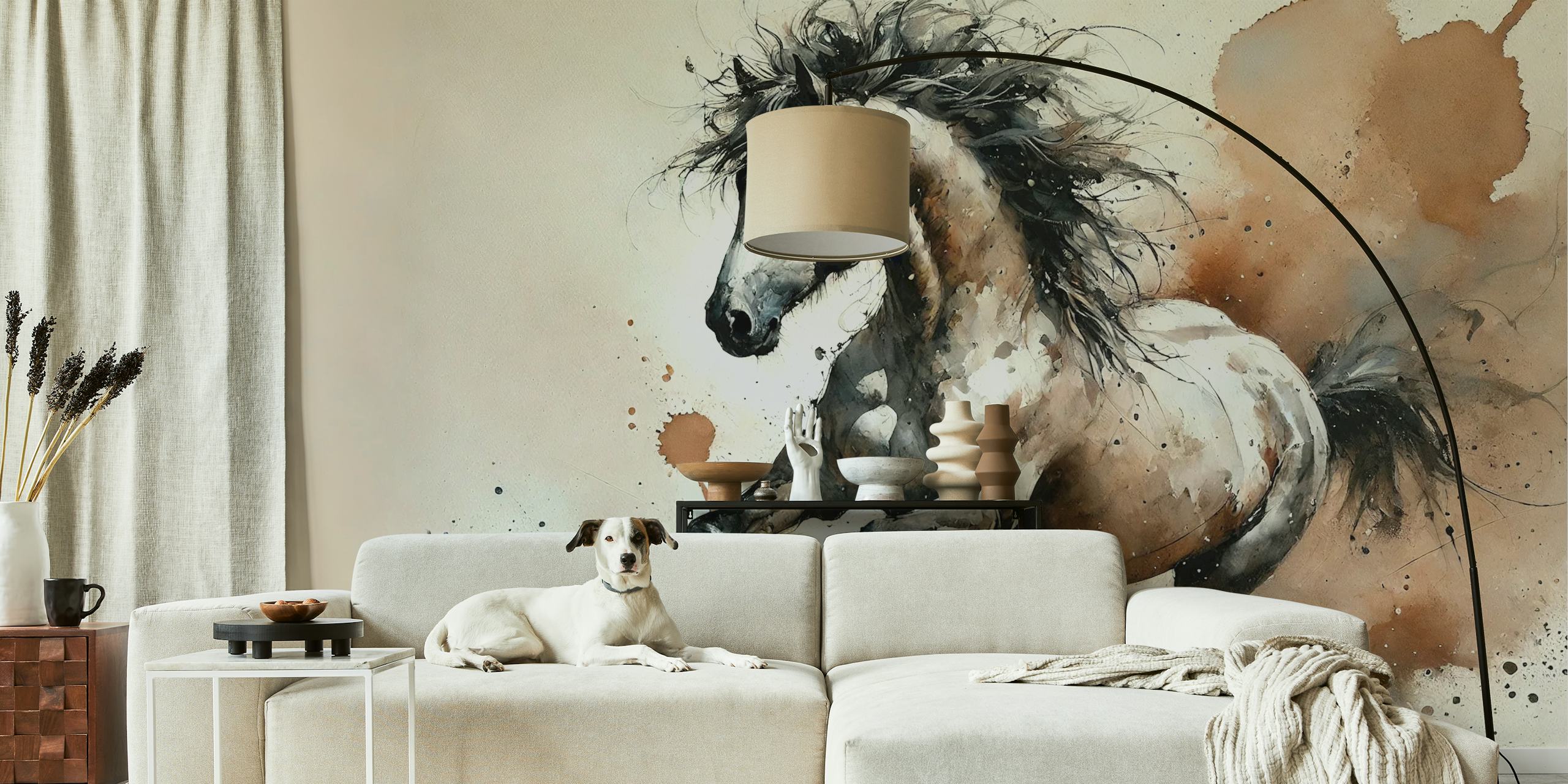 Tapeta Equine Energy Burst v pokoji