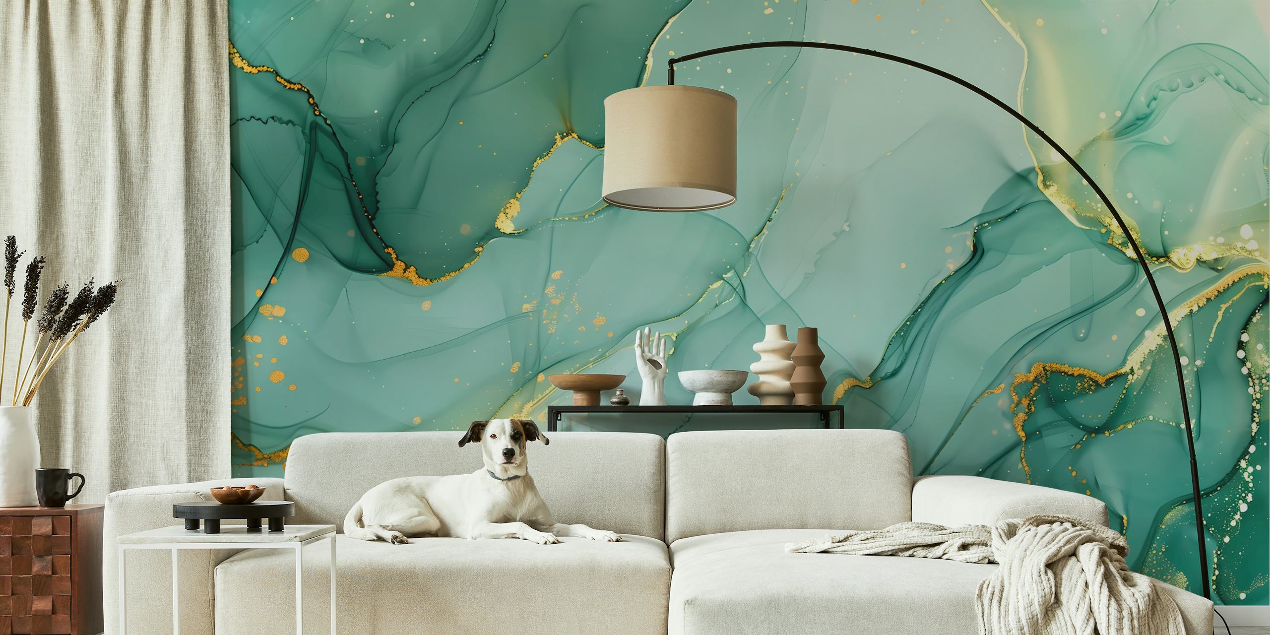 Fluid Ink 5 wallpaper in a room setting
