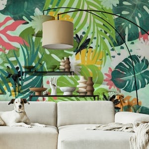 tropical jungle wall art