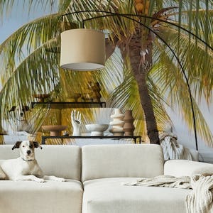 Caribbean Palm Tree Beach 1