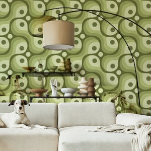 2200 Green abstract pattern