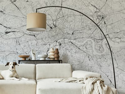 London Map White