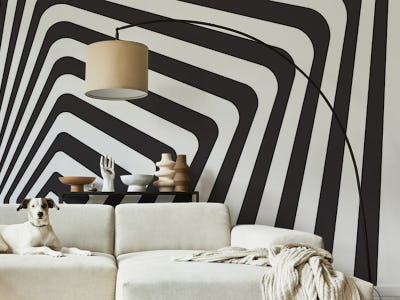 3D Op-Art Black And White